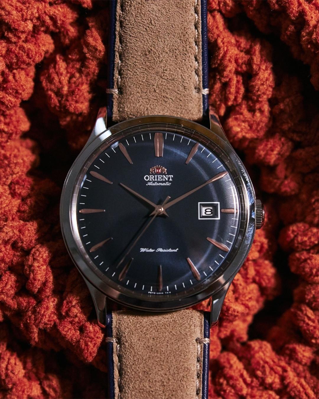Orient RA-AC0P02L10B zegarek srebrny klasyczny Classic pasek