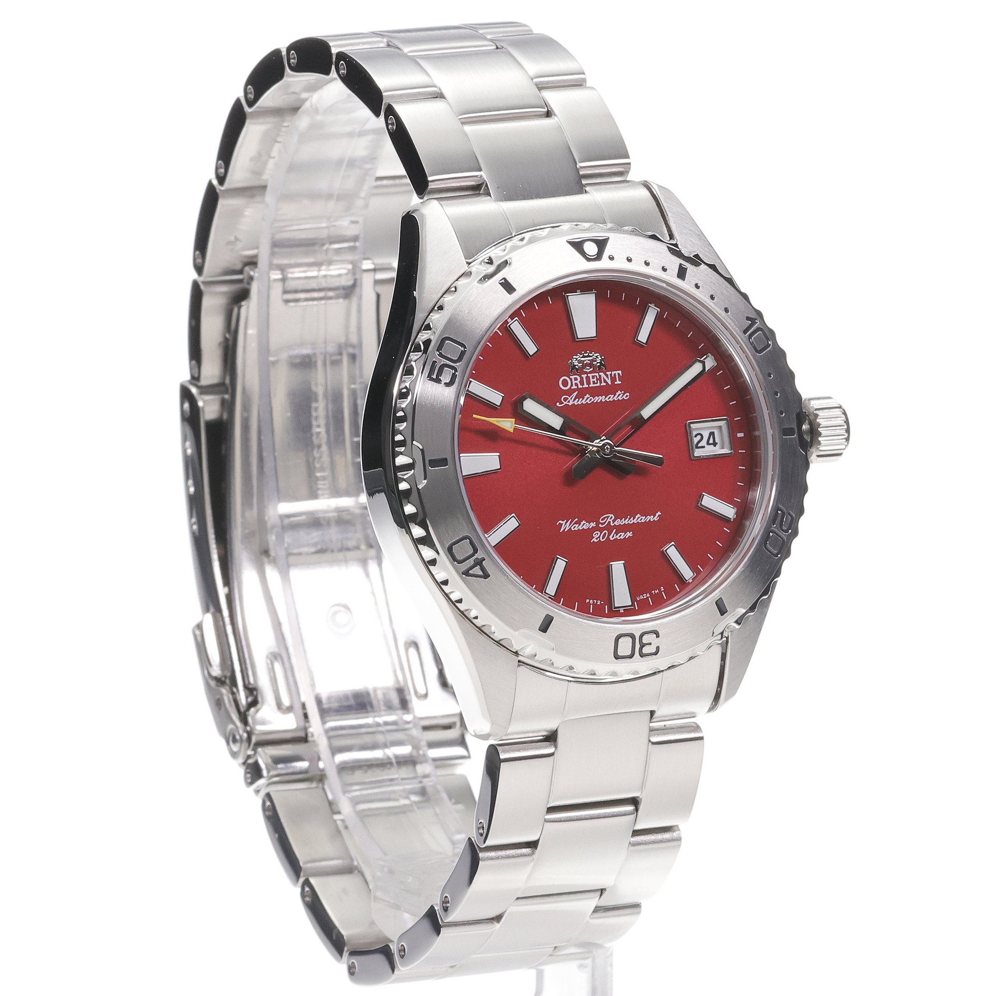 Orient RA-AC0Q09R30B zegarek srebrny klasyczny Sports bransoleta - miniatura 3