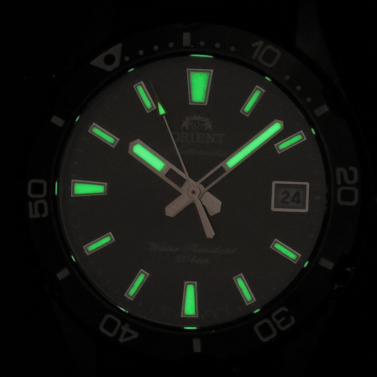 Orient RA-AC0Q10N30B Orient zegarek męski klasyczny szafirowe