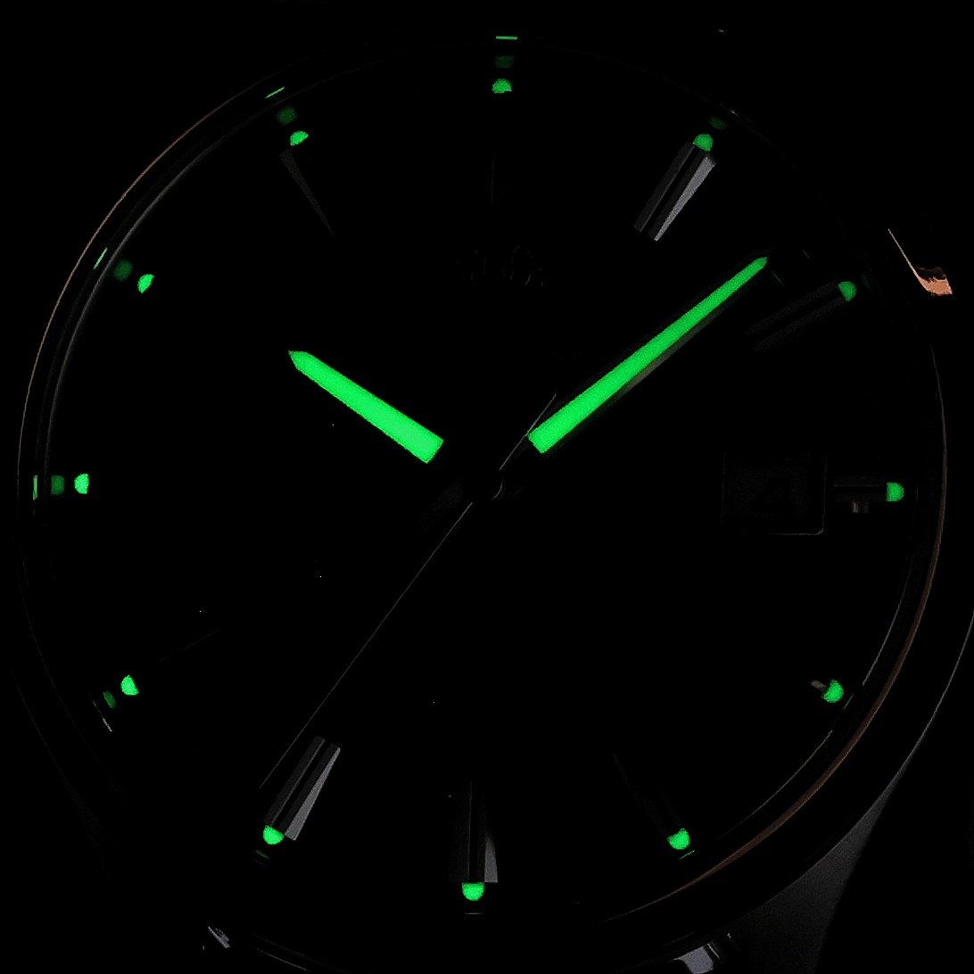 Orient RA-AC0R03Y30B Męskie Stretto Date zegarek męski klasyczny szafirowe - miniatura 5
