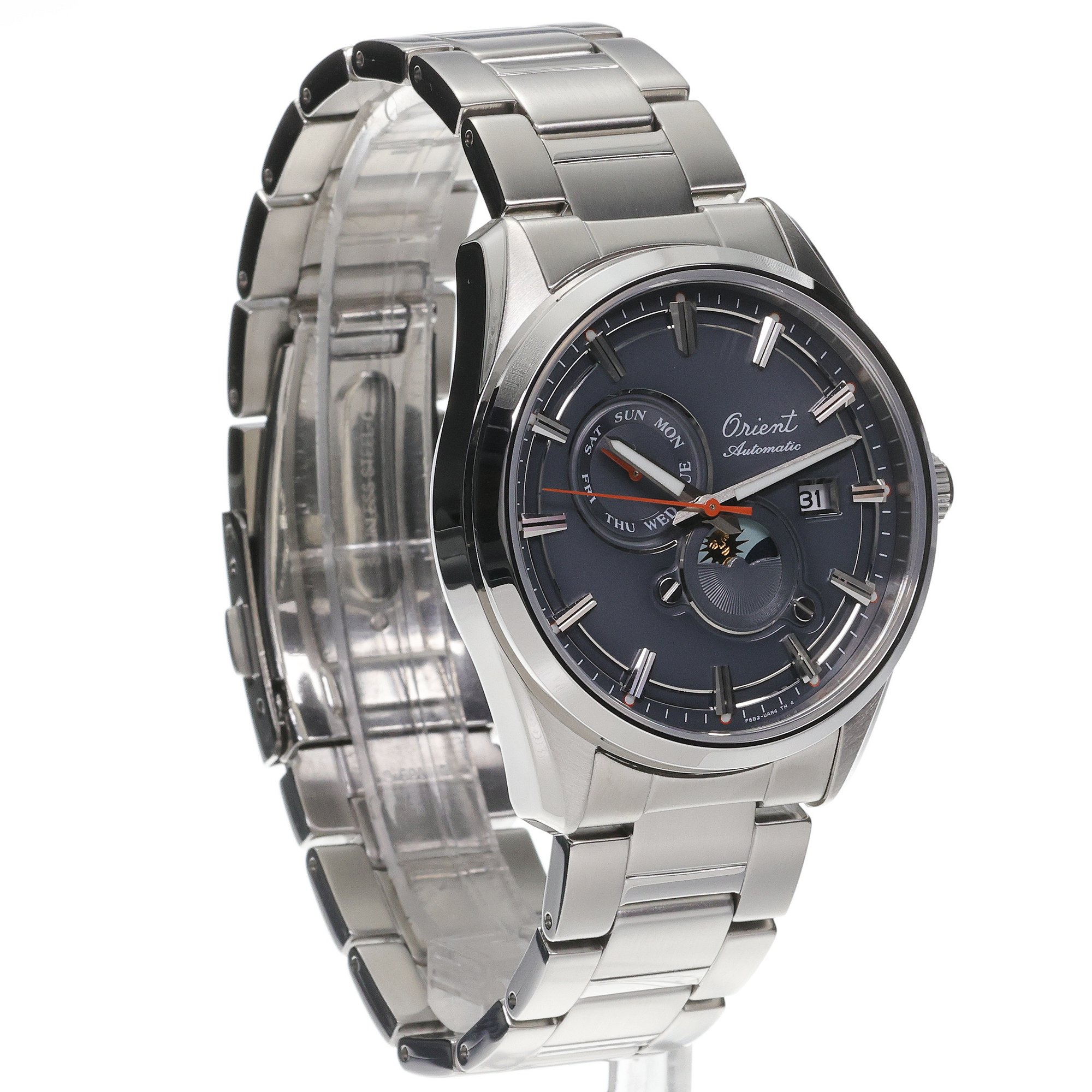Orient RA-AK0311N30B Stretto Sun Moon zegarek klasyczny Męskie