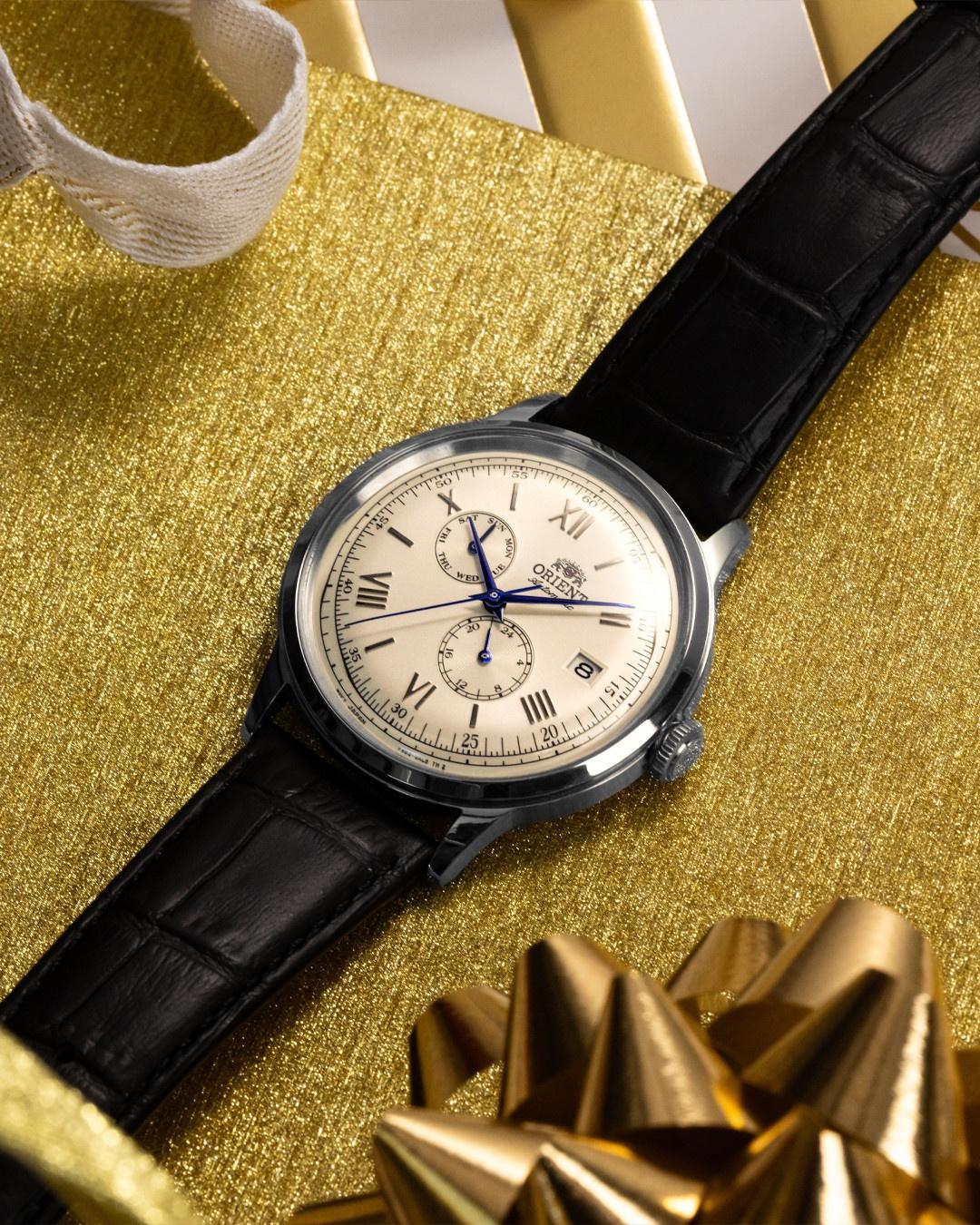 Orient RA-AK0702Y30B zegarek srebrny klasyczny Classic Automatic pasek - miniatura 5
