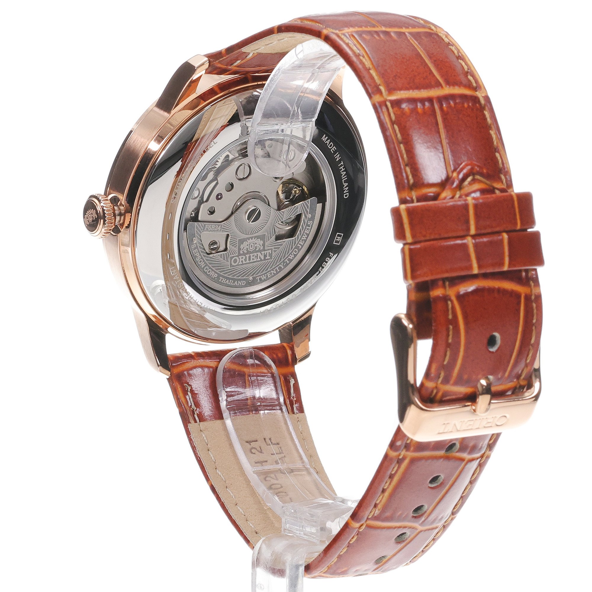 Orient RA-AK0801S30B Bambino Sun Moon zegarek klasyczny Classic Automatic - miniatura 4