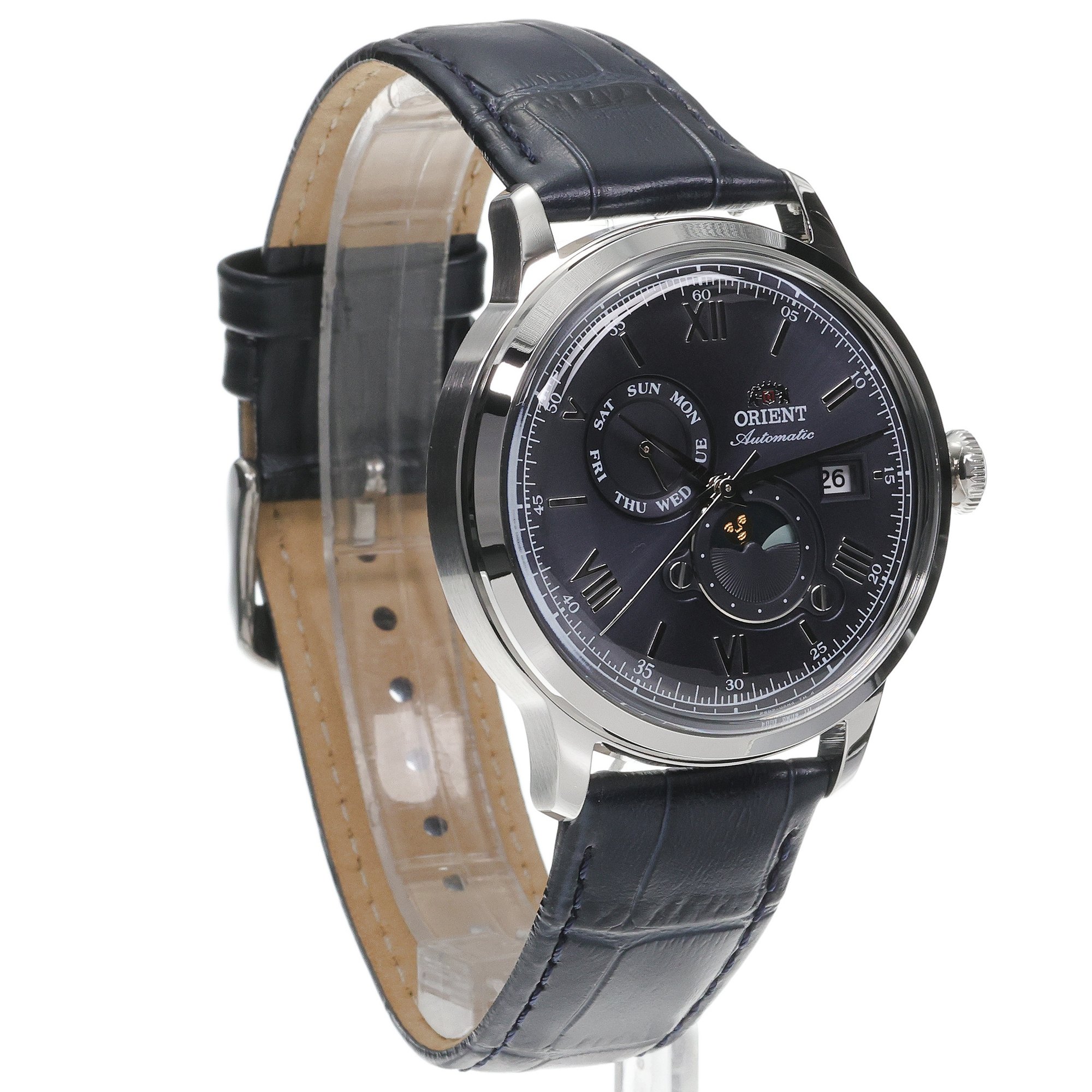 Orient RA-AK0806L30B zegarek srebrny klasyczny Classic pasek - miniatura 3