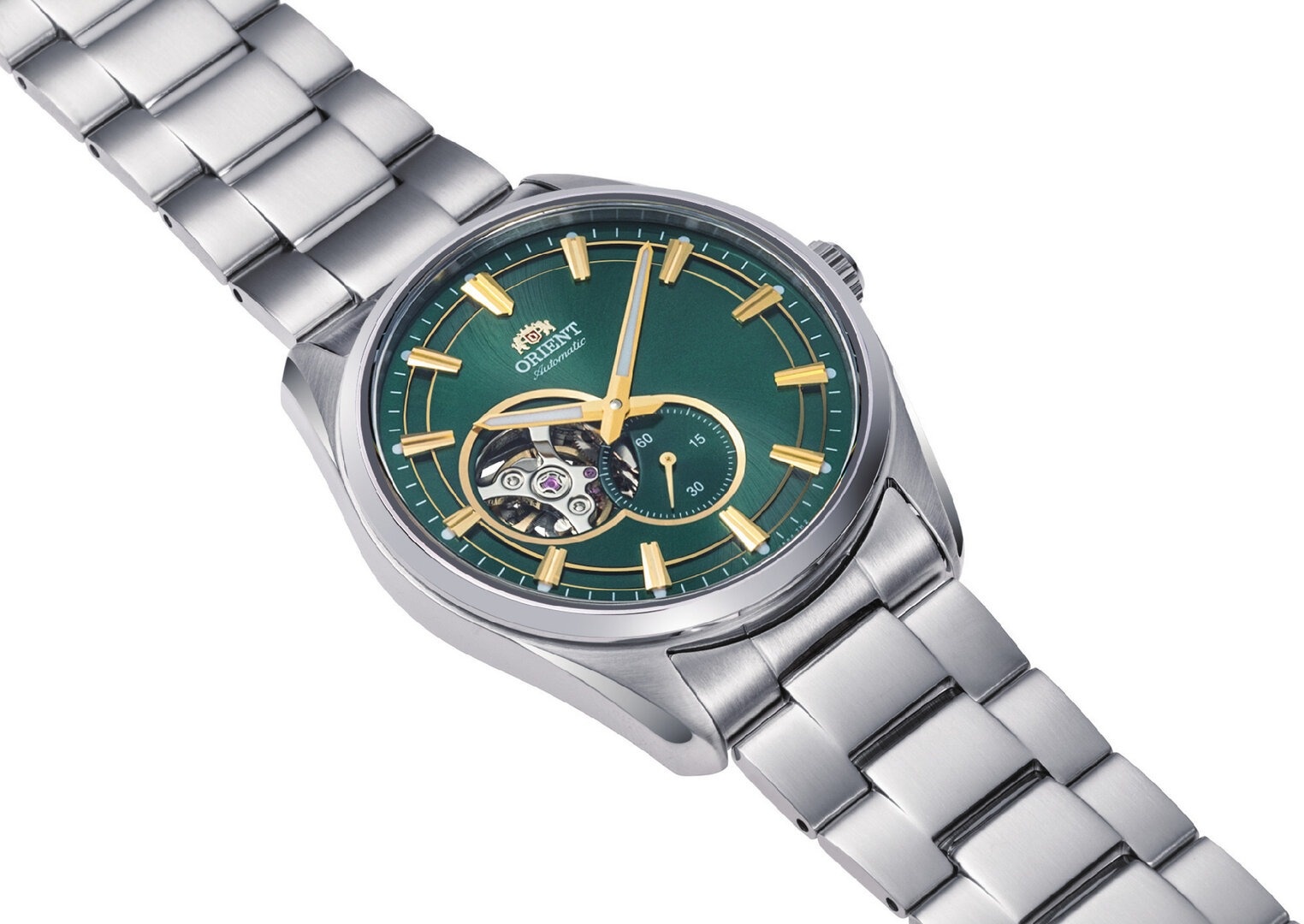Orient RA-AR0008E30B zegarek srebrny klasyczny Contemporary bransoleta - miniatura 5