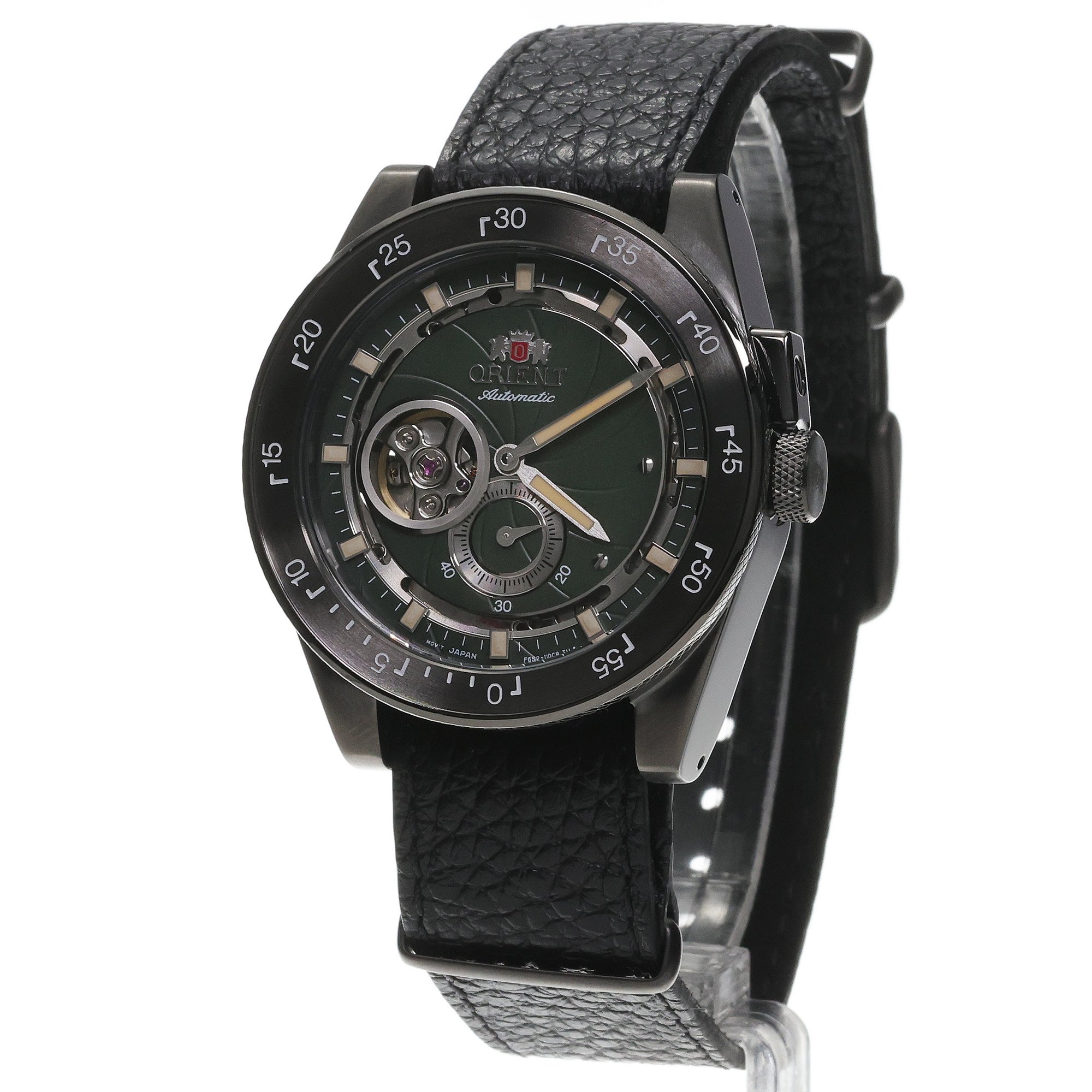 Orient RA-AR0202E10B zegarek czarny klasyczny Revival pasek