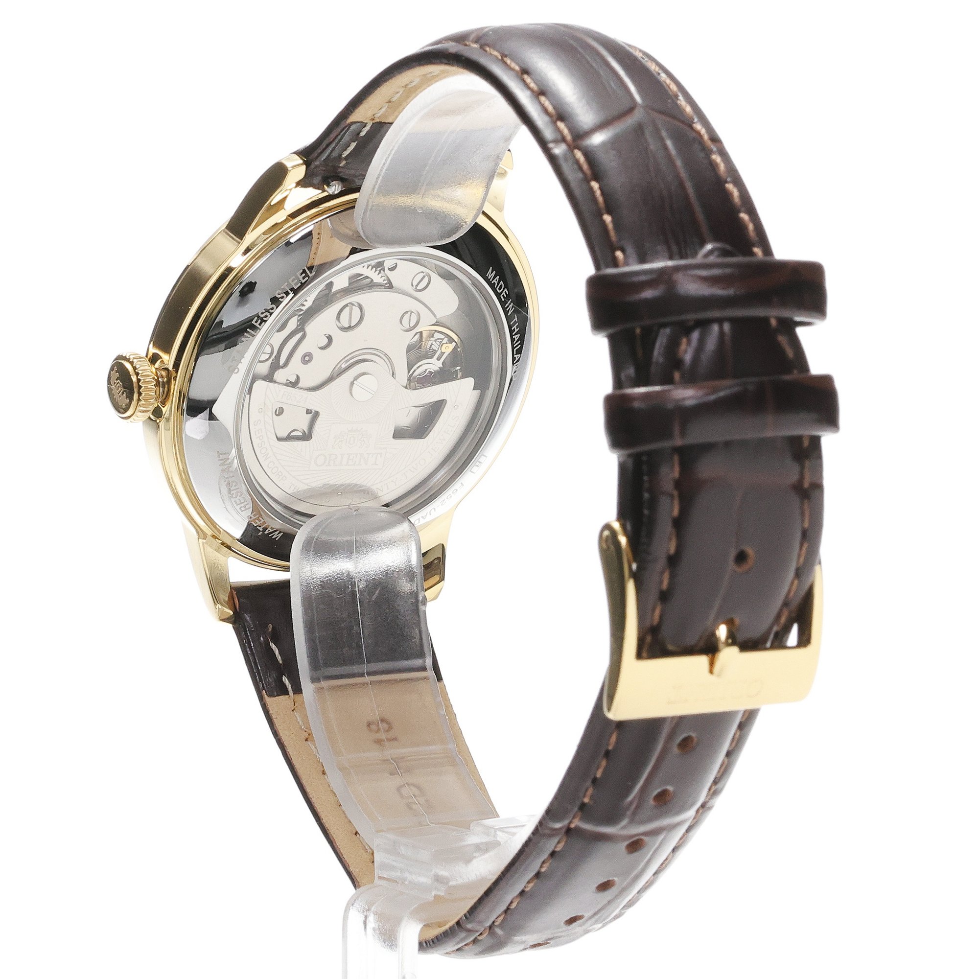 Orient RA-BB0101S30B zegarek złoty klasyczny Męskie pasek - miniatura 4