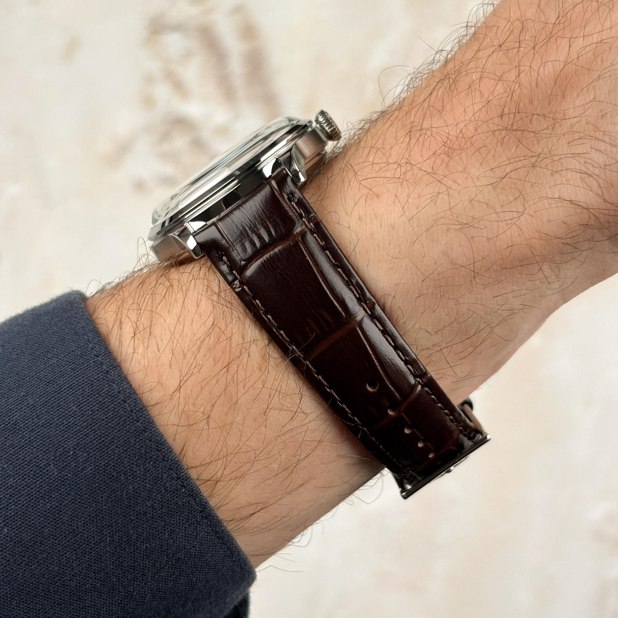 Orient RA-BB0102E30B Męskie Bambino 36mm zegarek męski klasyczny mineralne - miniatura 8