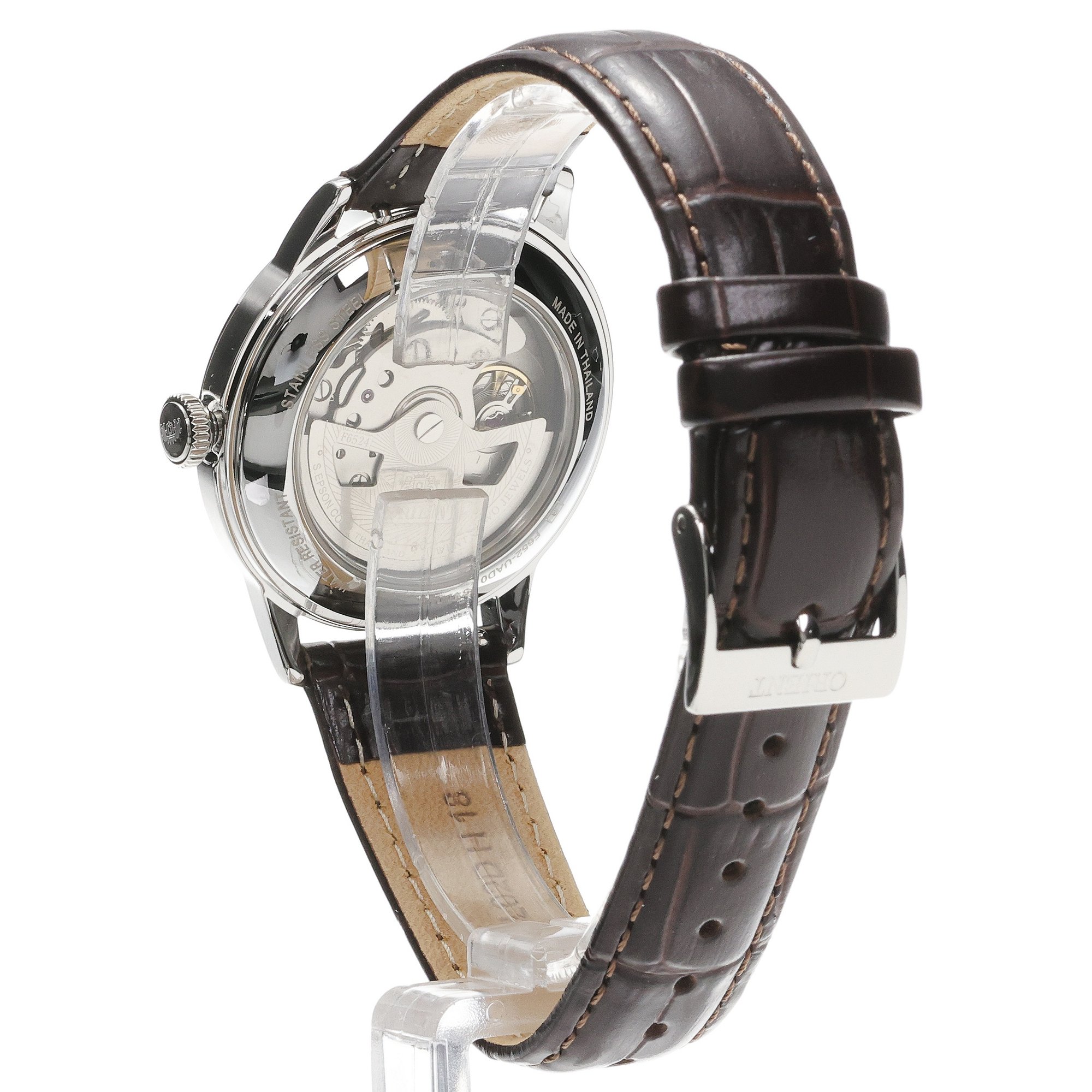Orient RA-BB0102E30B zegarek srebrny klasyczny Męskie pasek - miniatura 4