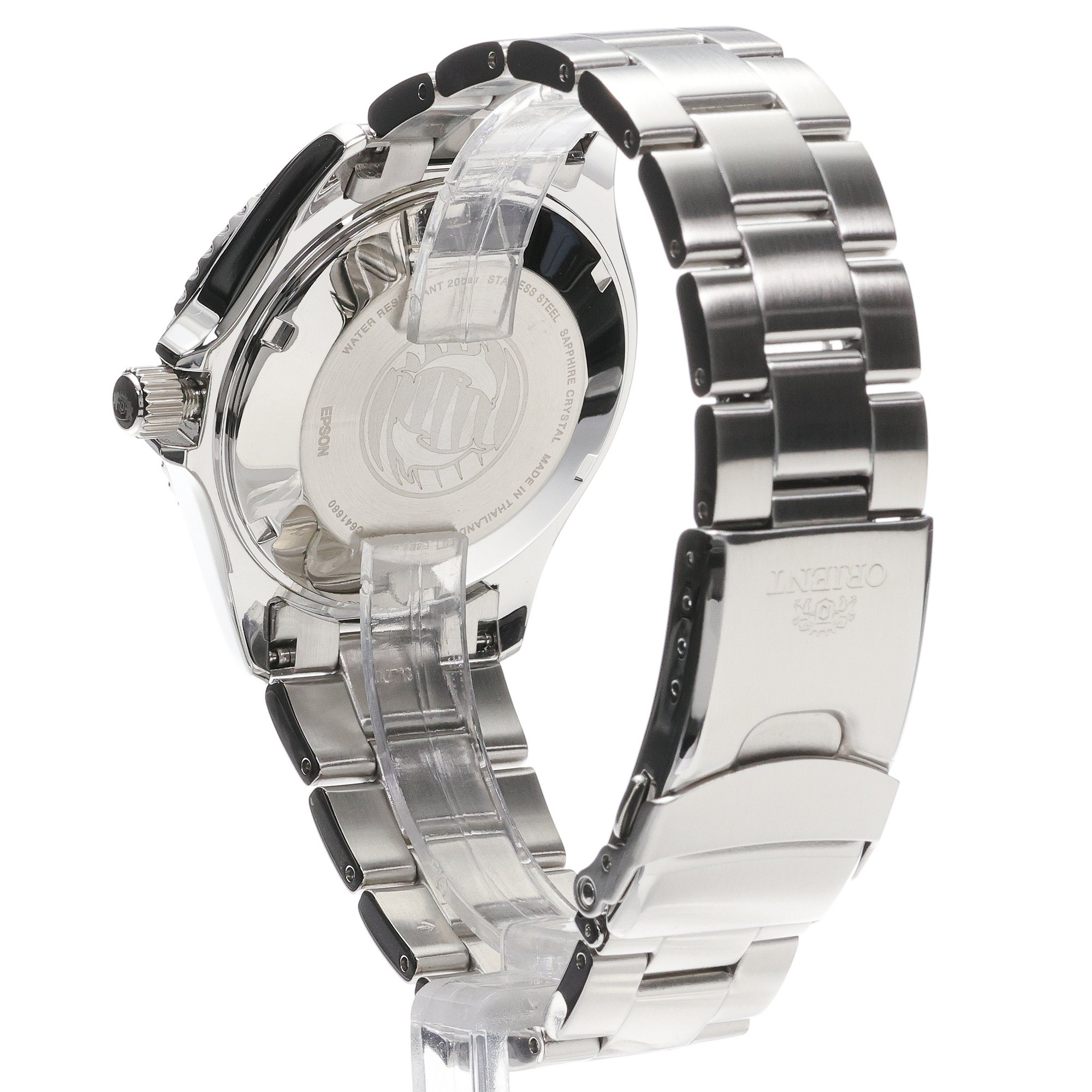 Orient RA-BC0003L30B zegarek srebrny klasyczny Męskie bransoleta - miniatura 4