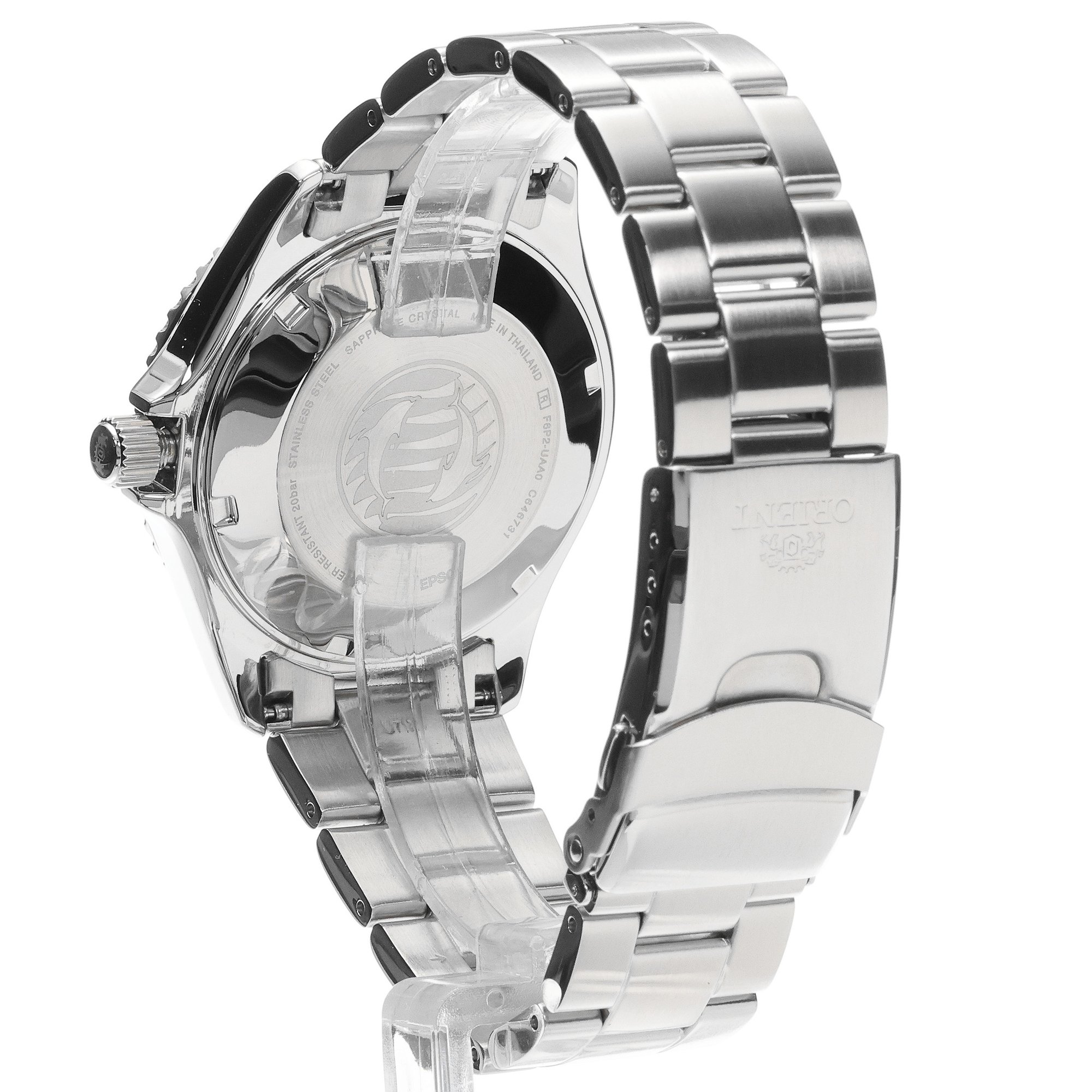 Orient RA-BC0004Y30B zegarek srebrny klasyczny Męskie bransoleta - miniatura 4