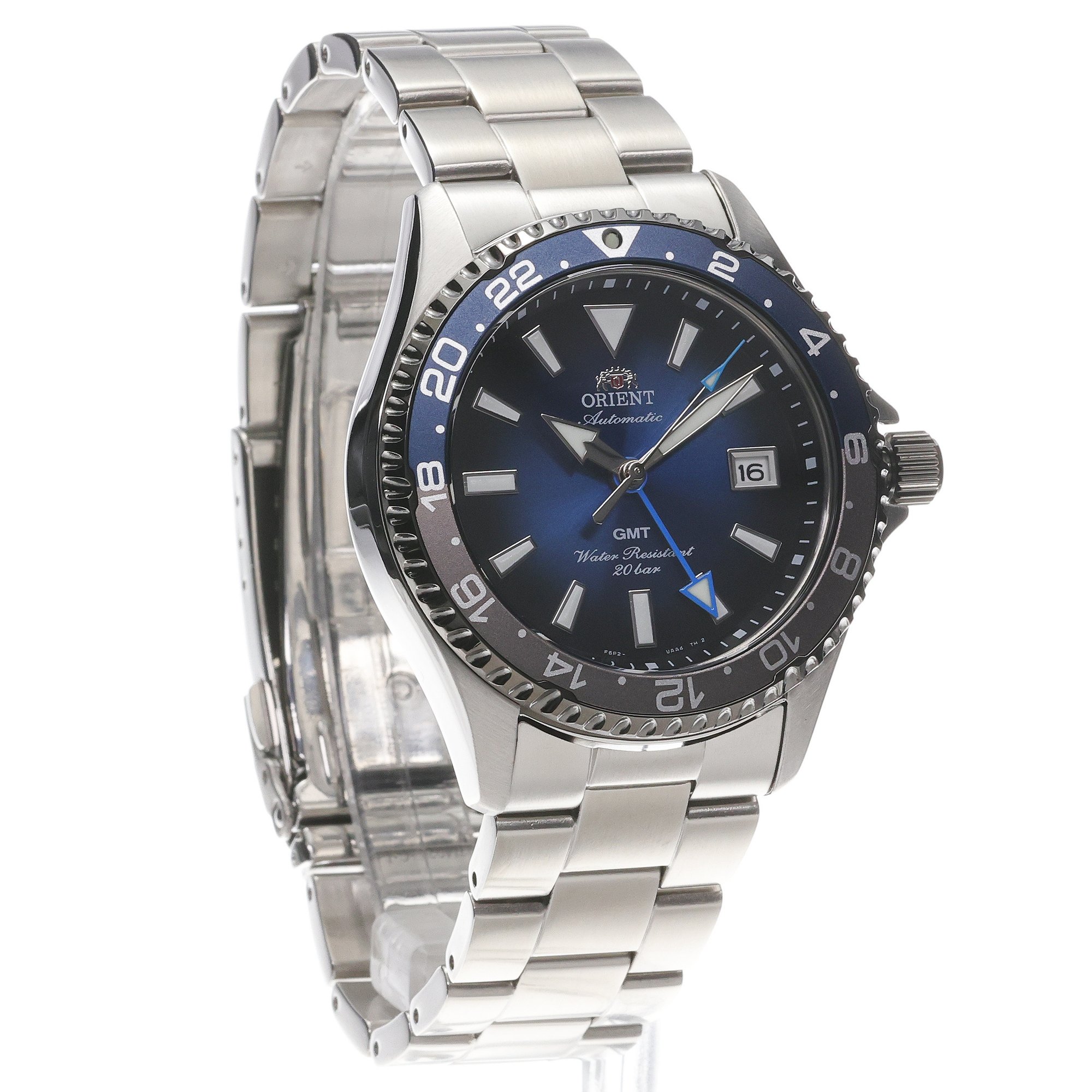 Orient RA-BC0005L30B Mako GMT zegarek klasyczny Męskie - miniatura 3