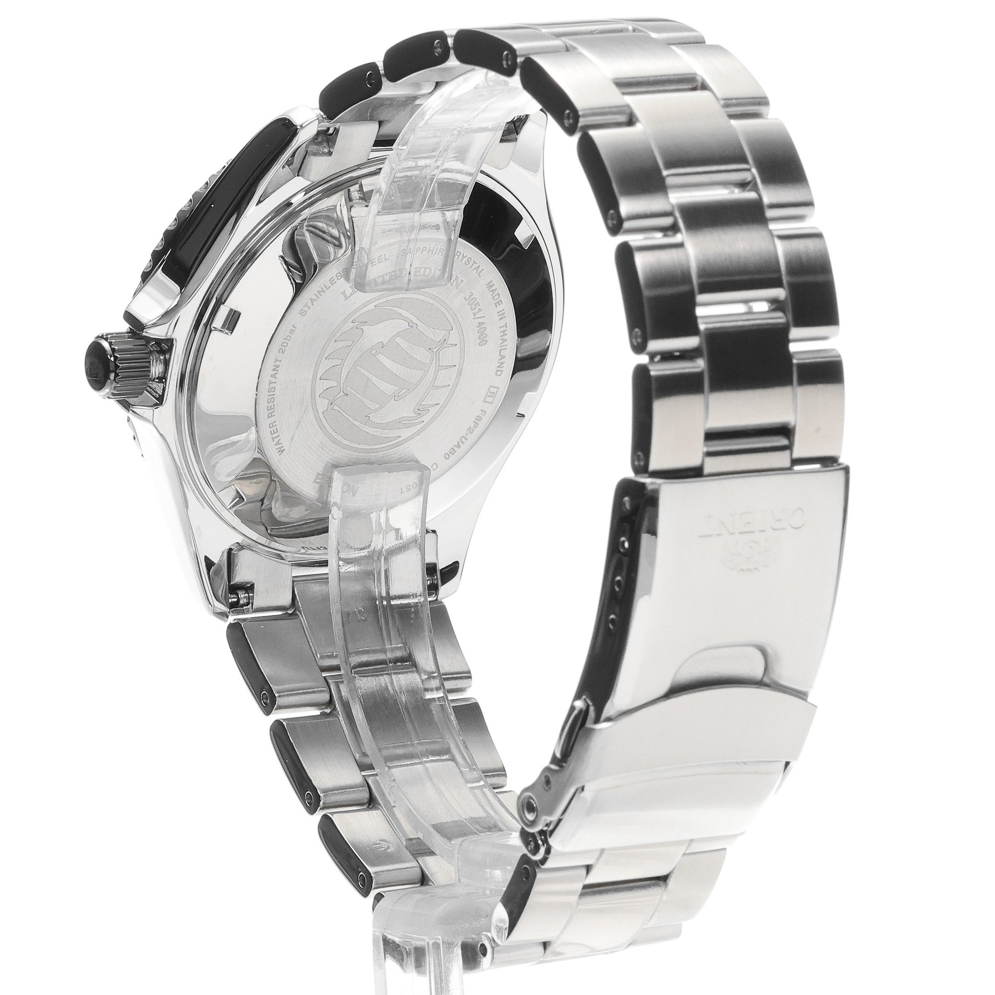 Orient RA-BC0005L30B zegarek srebrny klasyczny Męskie bransoleta - miniatura 4