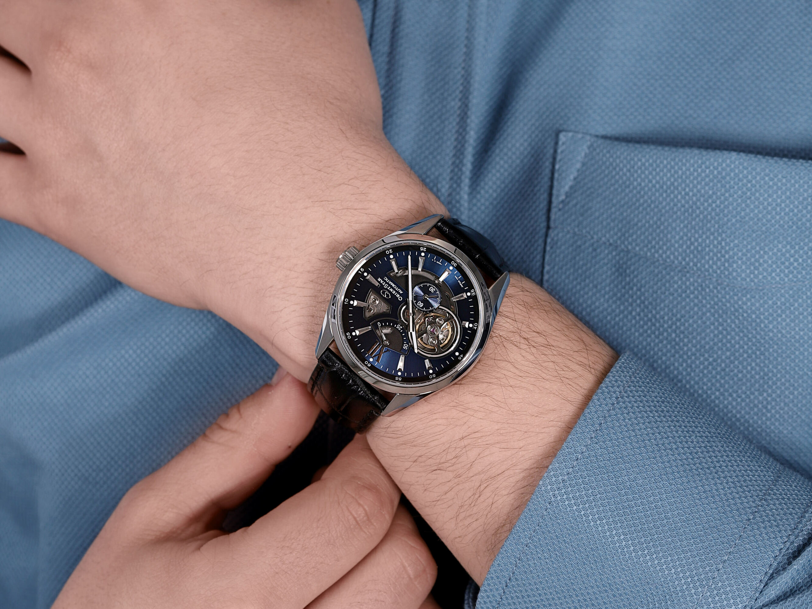 Orient Star RE-AV0005L00B zegarek klasyczny Contemporary