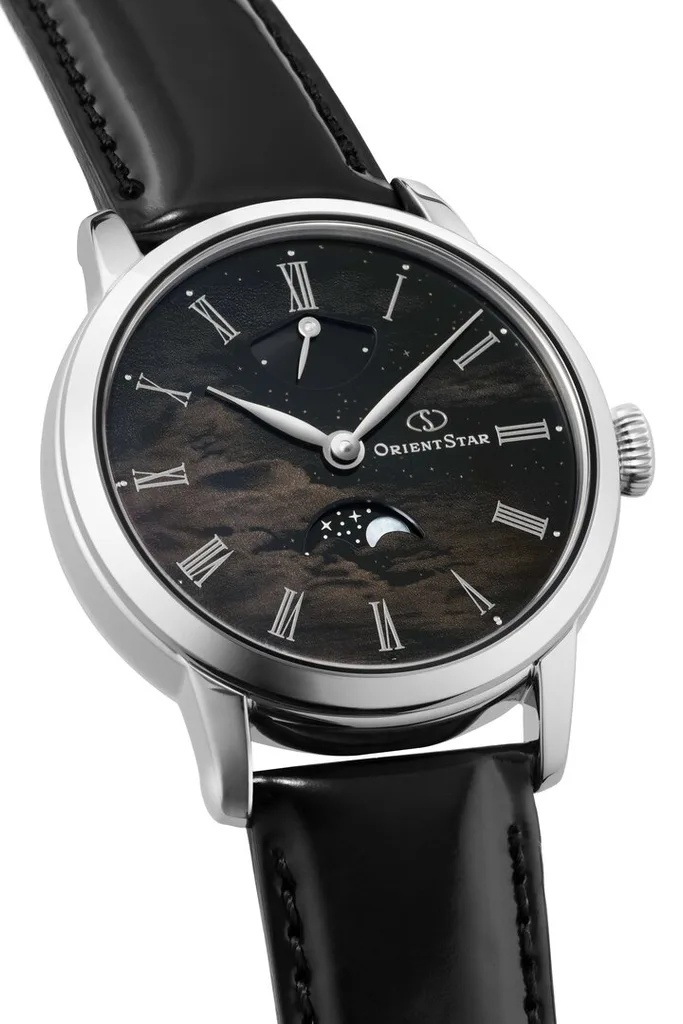 Orient Star RE-BW0008B00B M45 Moon Phase F8 Mechanical 75th Anniversary Limited Edition zegarek klasyczny M Collection - miniatura 2