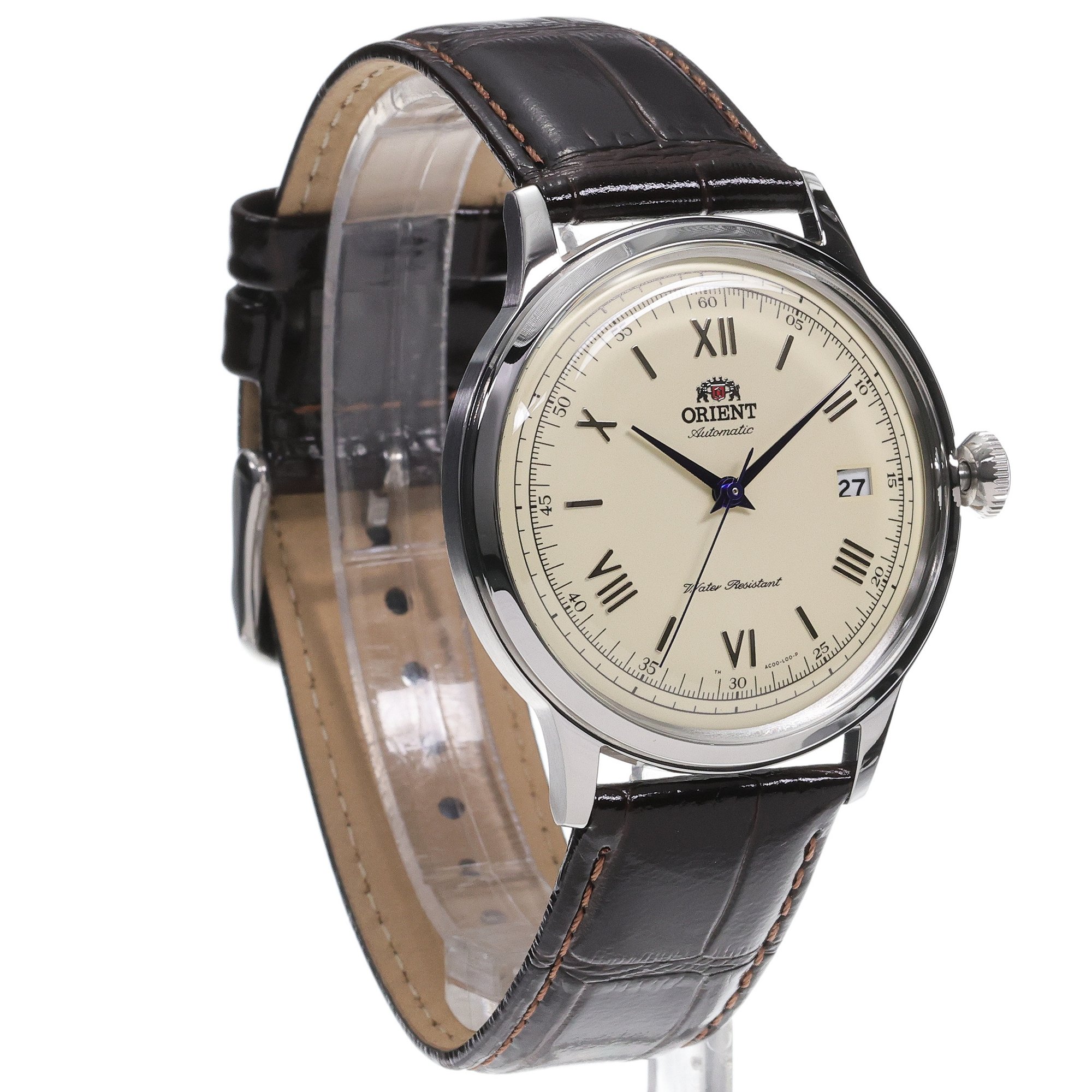 Orient TAC00009N0 zegarek srebrny klasyczny Orient pasek - miniatura 3
