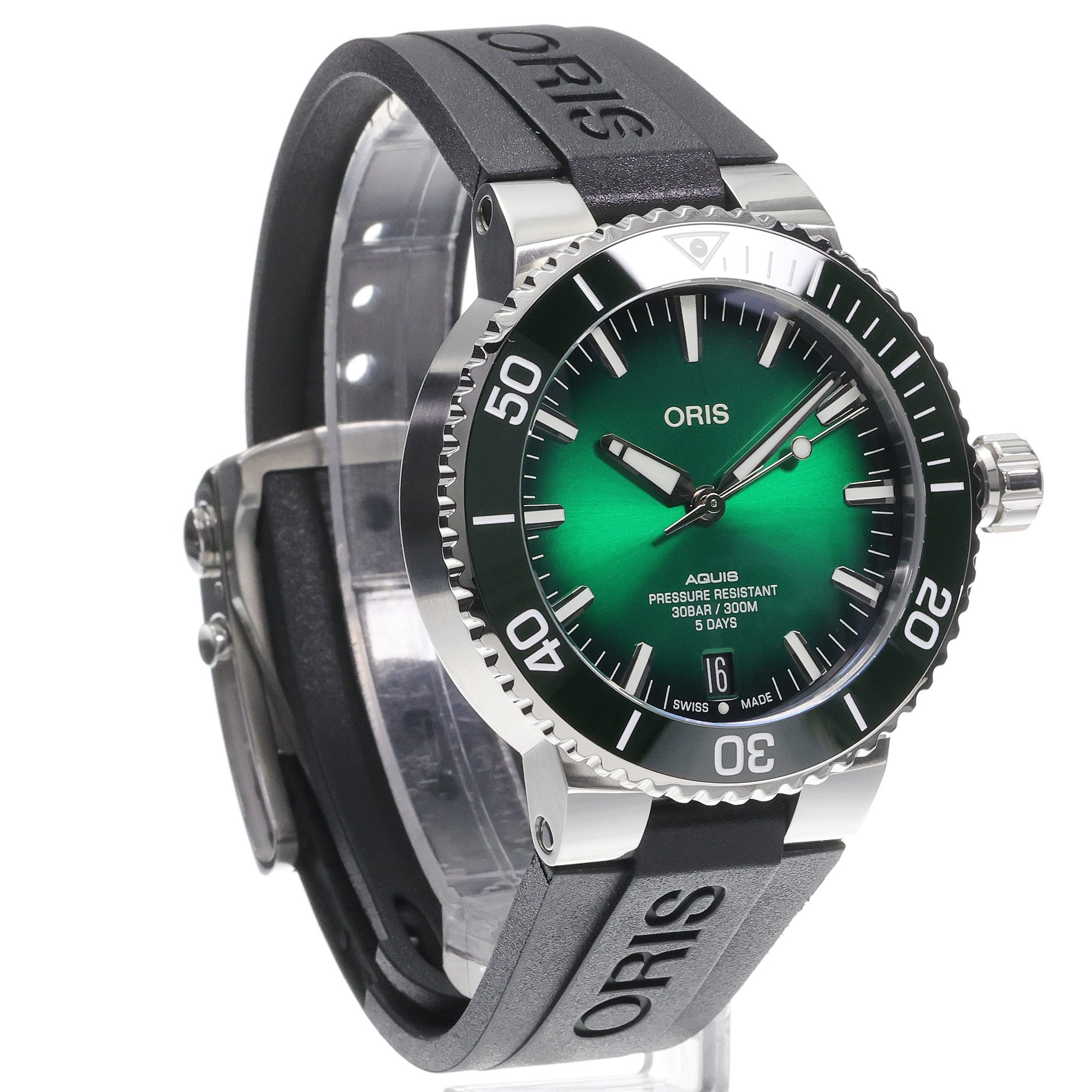 Oris 01 400 7763 4157-07 4 24 74EB męski zegarek Aquis pasek - miniatura 3