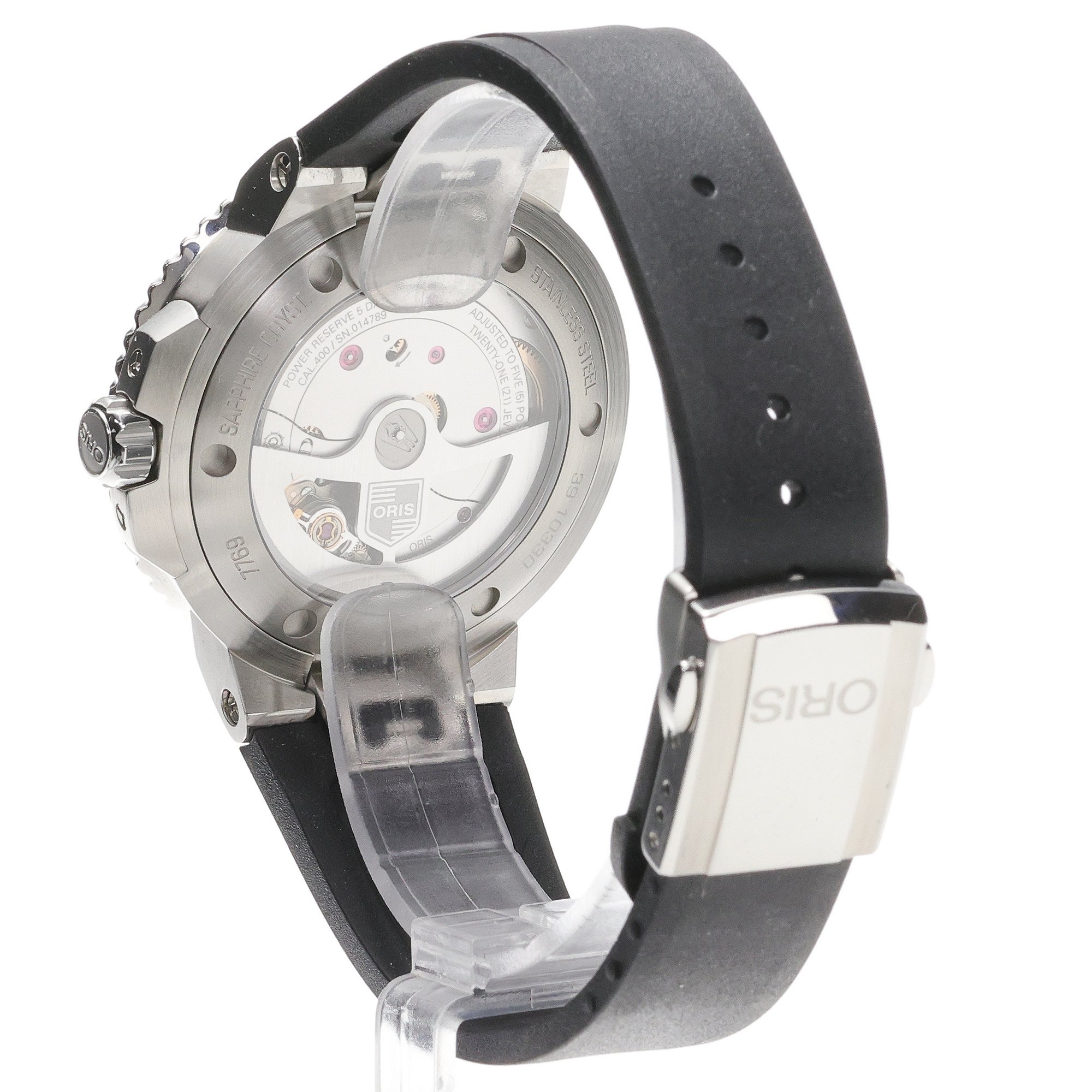 Oris 01 400 7769 4154-07 4 22 74FC AQUIS DATE CALIBRE 400 zegarek elegancki Aquis - miniatura 4