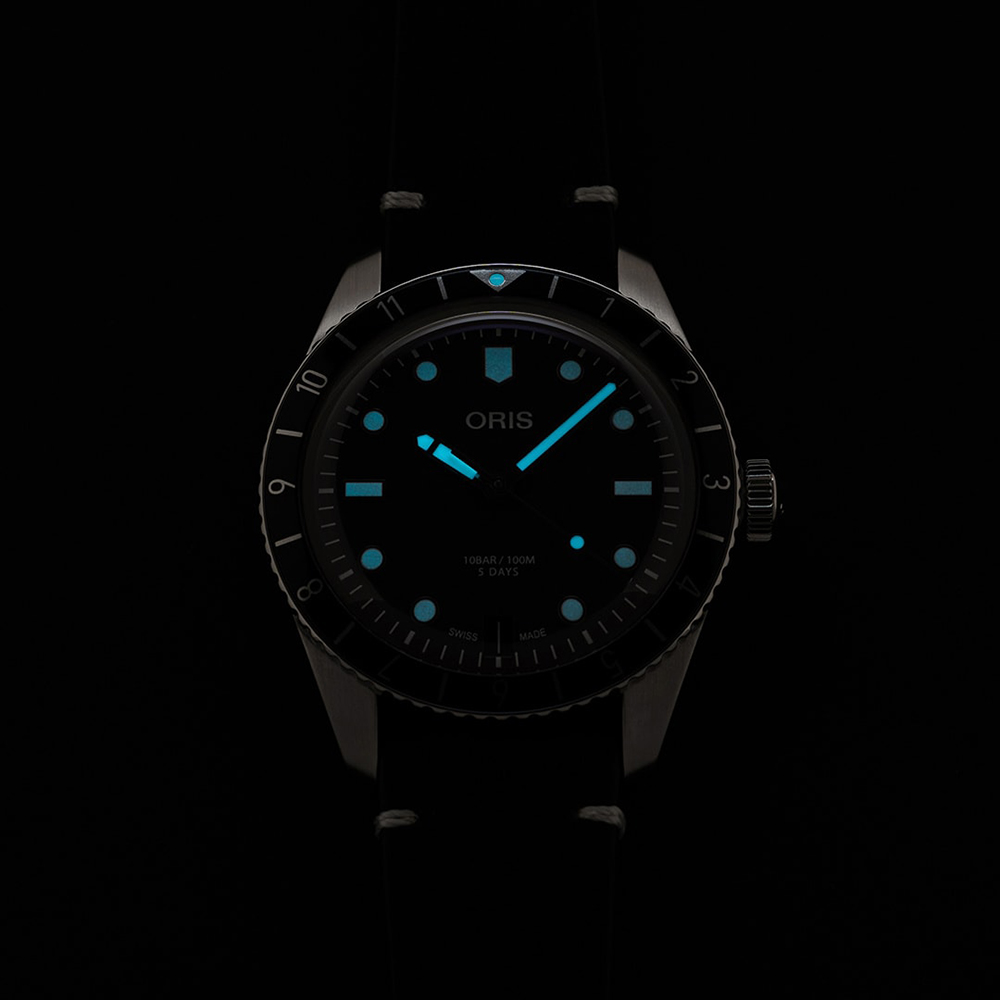 Oris 01 400 7772 4054-07 5 20 82 DIVERS SIXTY-FIVE 12H CALIBRE 400 zegarek klasyczny Divers - miniatura 2
