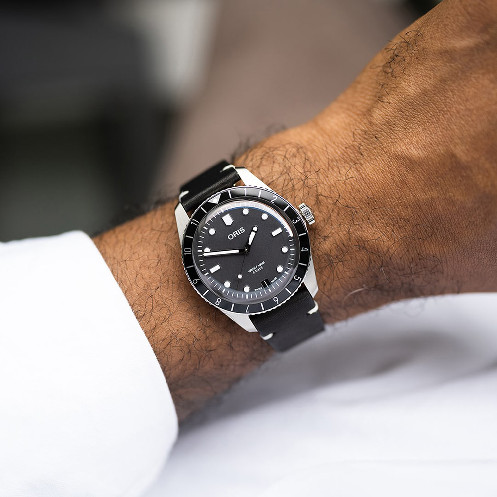 Oris 01 400 7772 4054-07 5 20 82 męski zegarek Divers pasek - miniatura 4