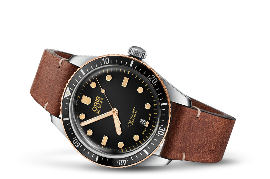 Oris 01 733 7707 4354-07 5 20 55 zegarek męski Divers - miniatura 2