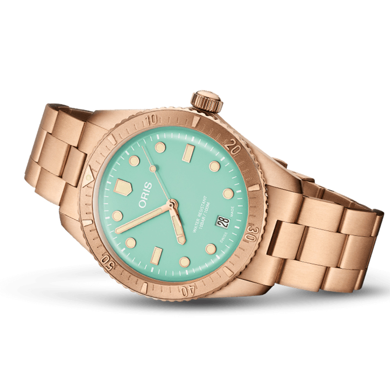 Oris 01 733 7771 3157-07 8 19 15 zegarek damski Divers - miniatura 3