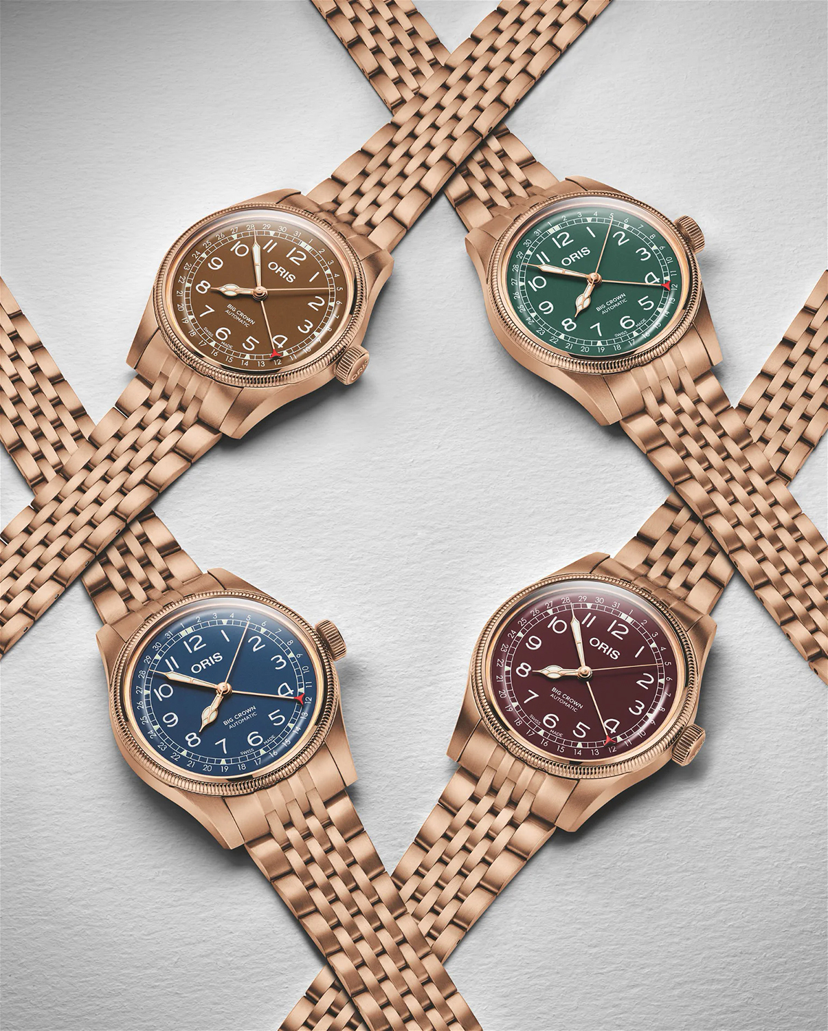 Oris 01 754 7741 3166-07 8 20 01 BIG CROWN BRONZE POINTER DATE zegarek klasyczny Big Crown - miniatura 5