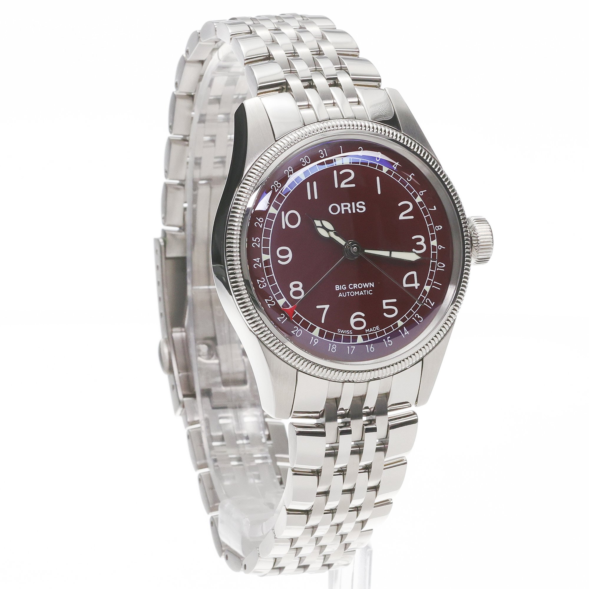 Oris 01 754 7741 4068-07 8 20 22 męski zegarek Big Crown bransoleta - miniatura 3