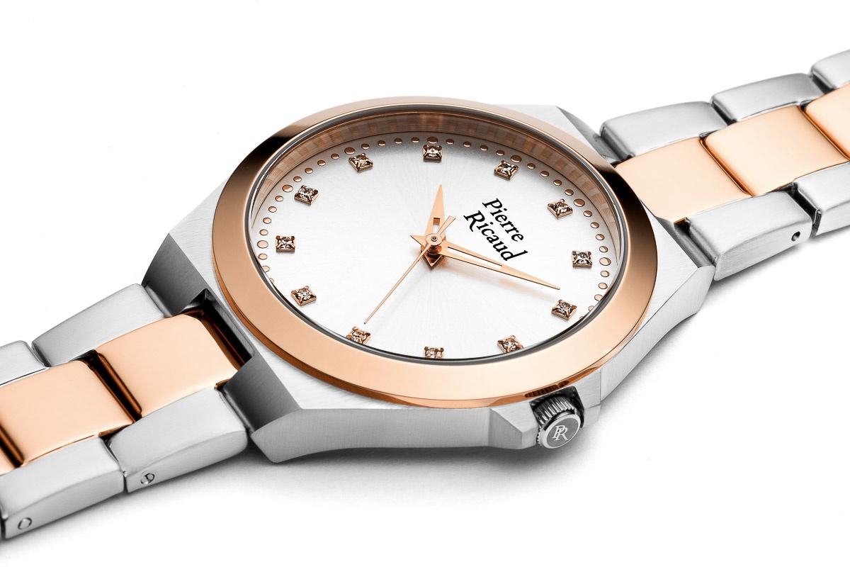 P23009R143Q Bransoleta zegarek damski elegancki mineralne