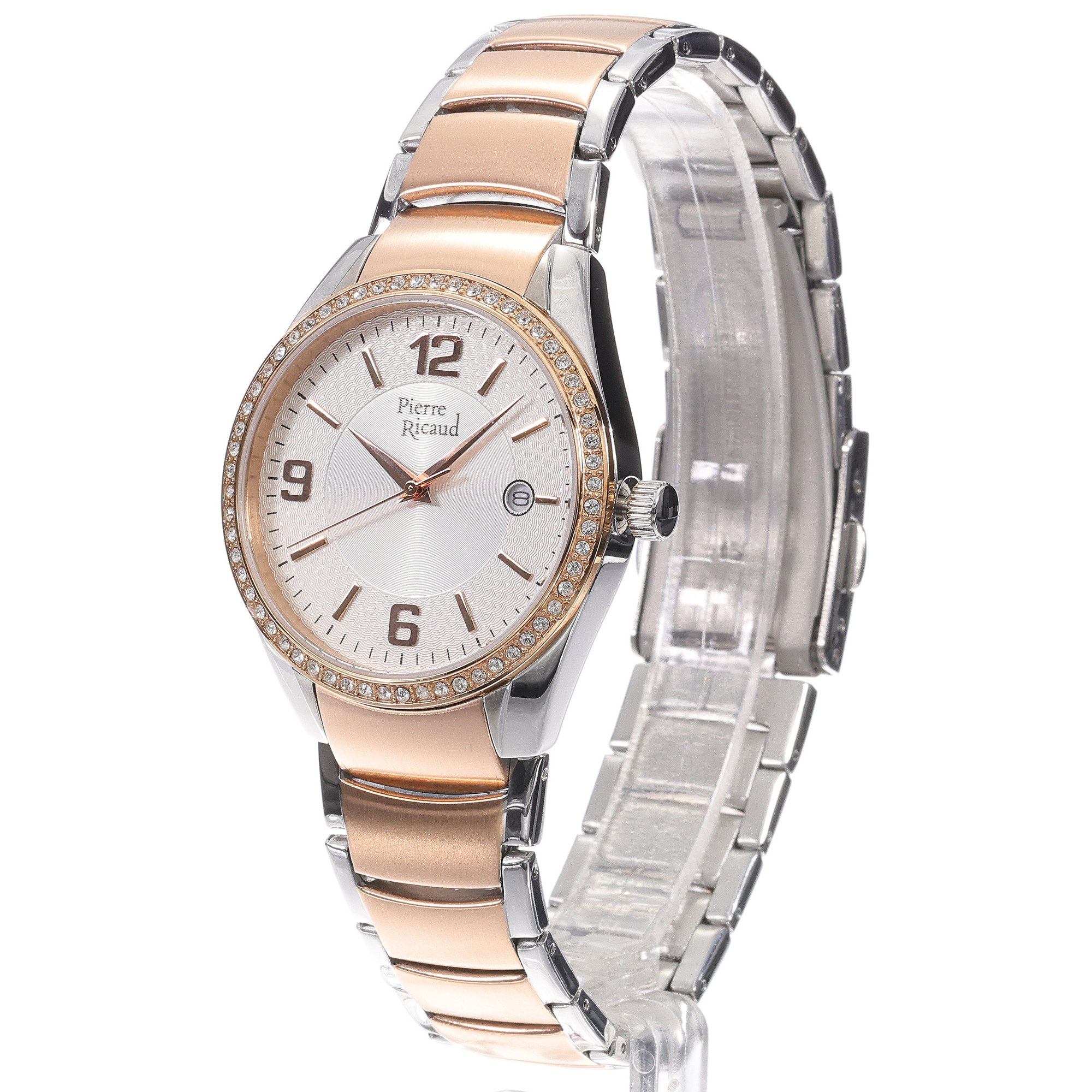 Pierre Ricaud P21032R153QZ zegarek srebrny fashion-modowy Bransoleta bransoleta - miniatura 2