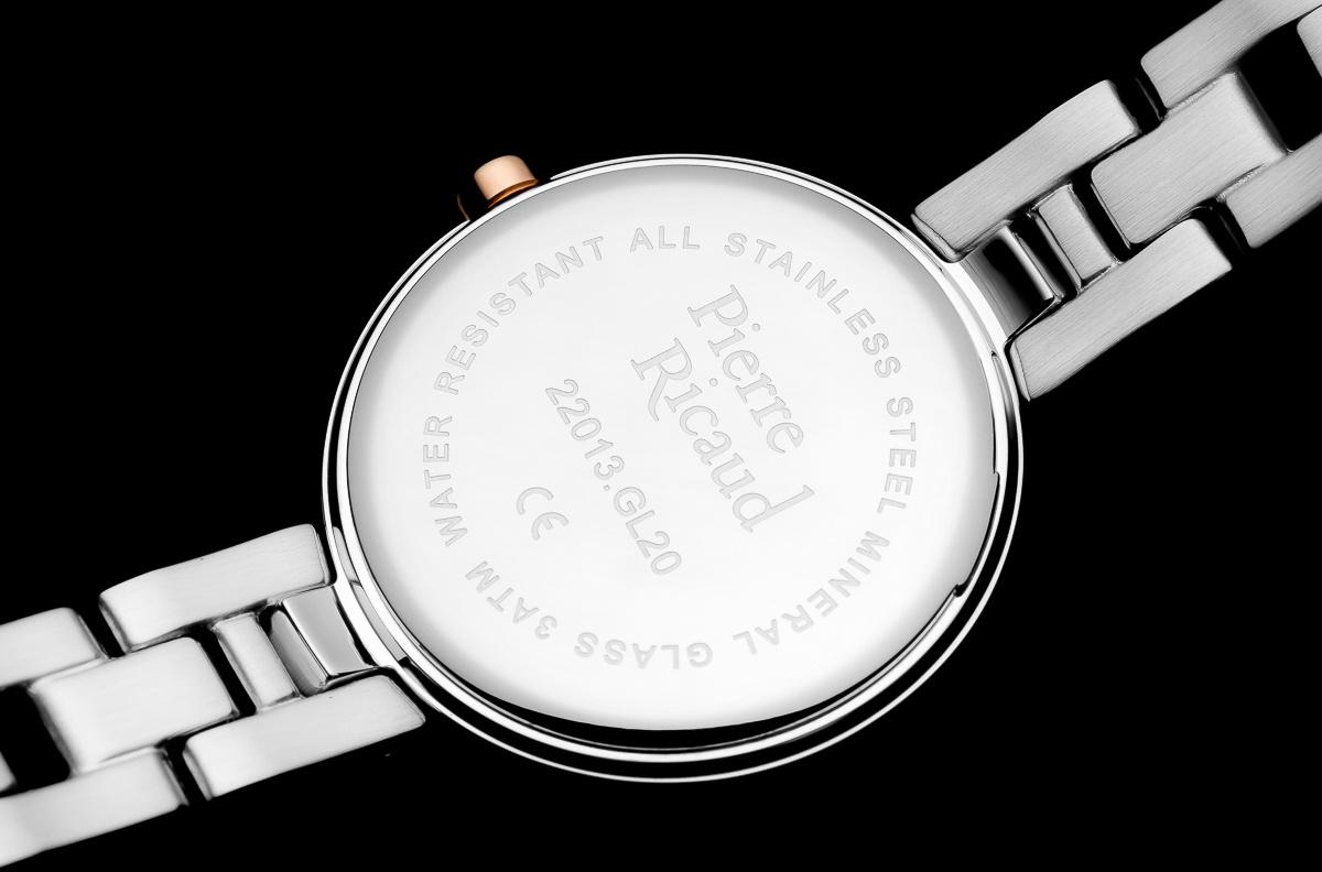 Pierre Ricaud P22013R143Q zegarek srebrny klasyczny Bransoleta bransoleta - miniatura 5