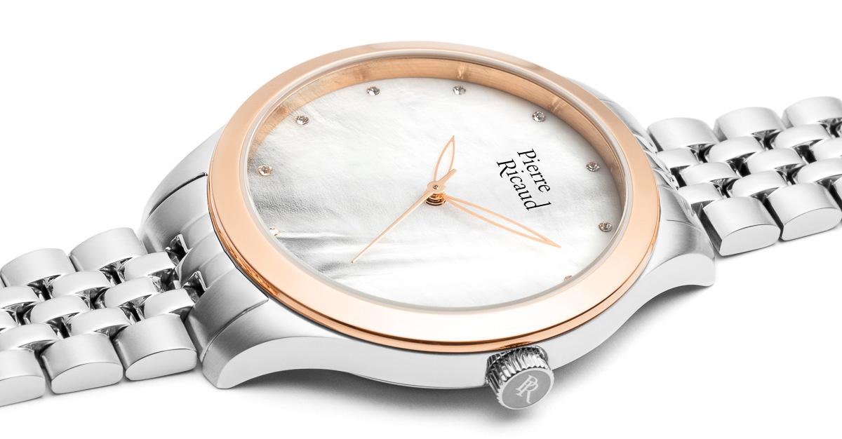 Pierre Ricaud P22063R14FQ damski zegarek Bransoleta bransoleta