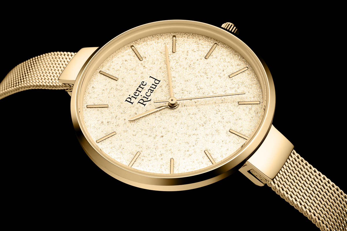 Pierre Ricaud P220851111Q zegarek złoty elegancki Bransoleta bransoleta