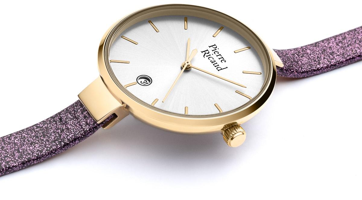 Pierre Ricaud P220851P13Q zegarek złoty fashion-modowy Pasek pasek