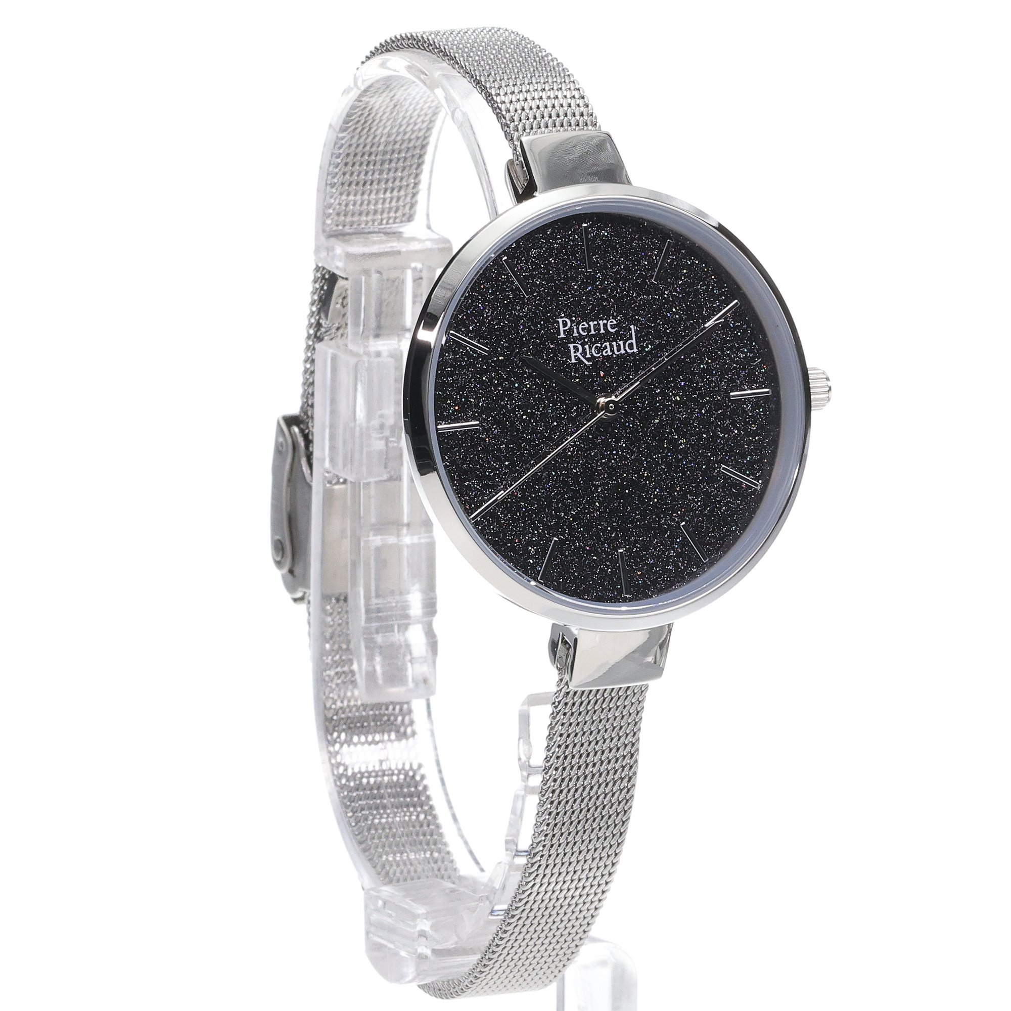Pierre Ricaud P220855114Q zegarek srebrny elegancki Bransoleta bransoleta