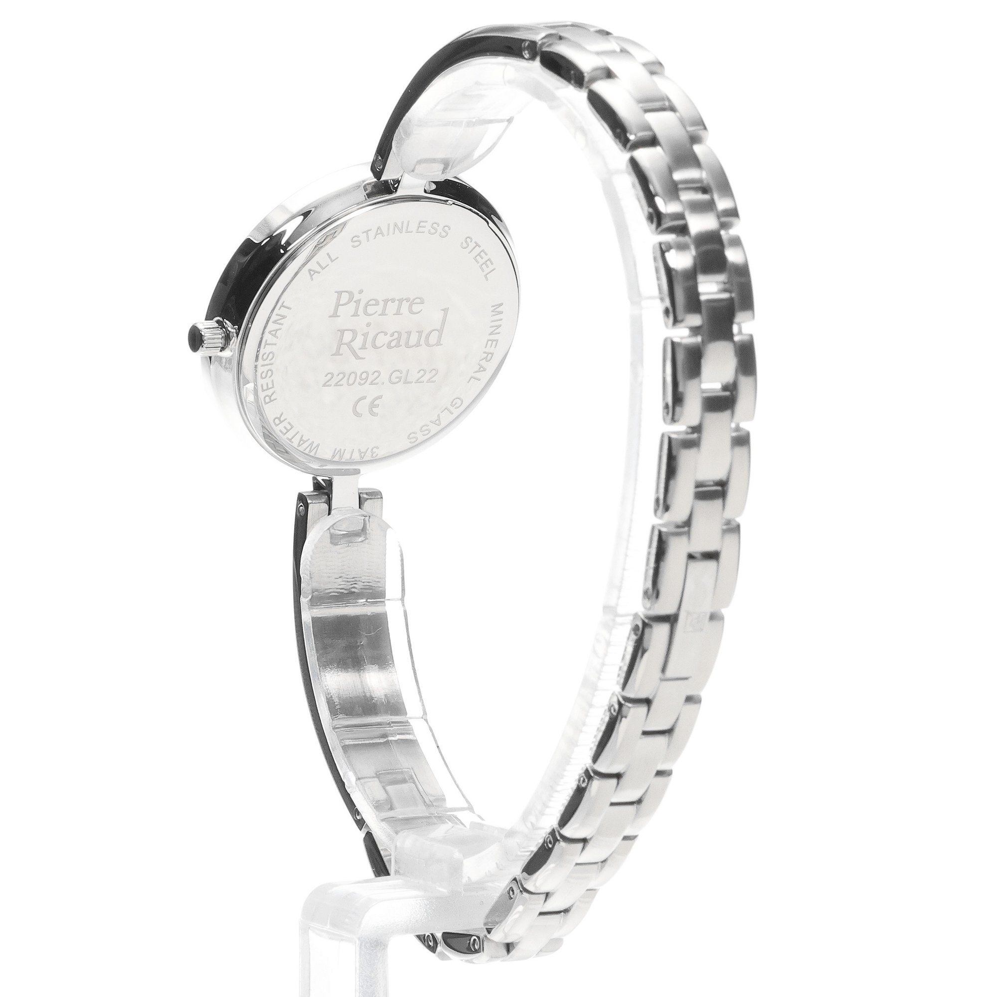 Pierre Ricaud P22092515EQ1605 zegarek srebrny klasyczny Bransoleta bransoleta - miniatura 4
