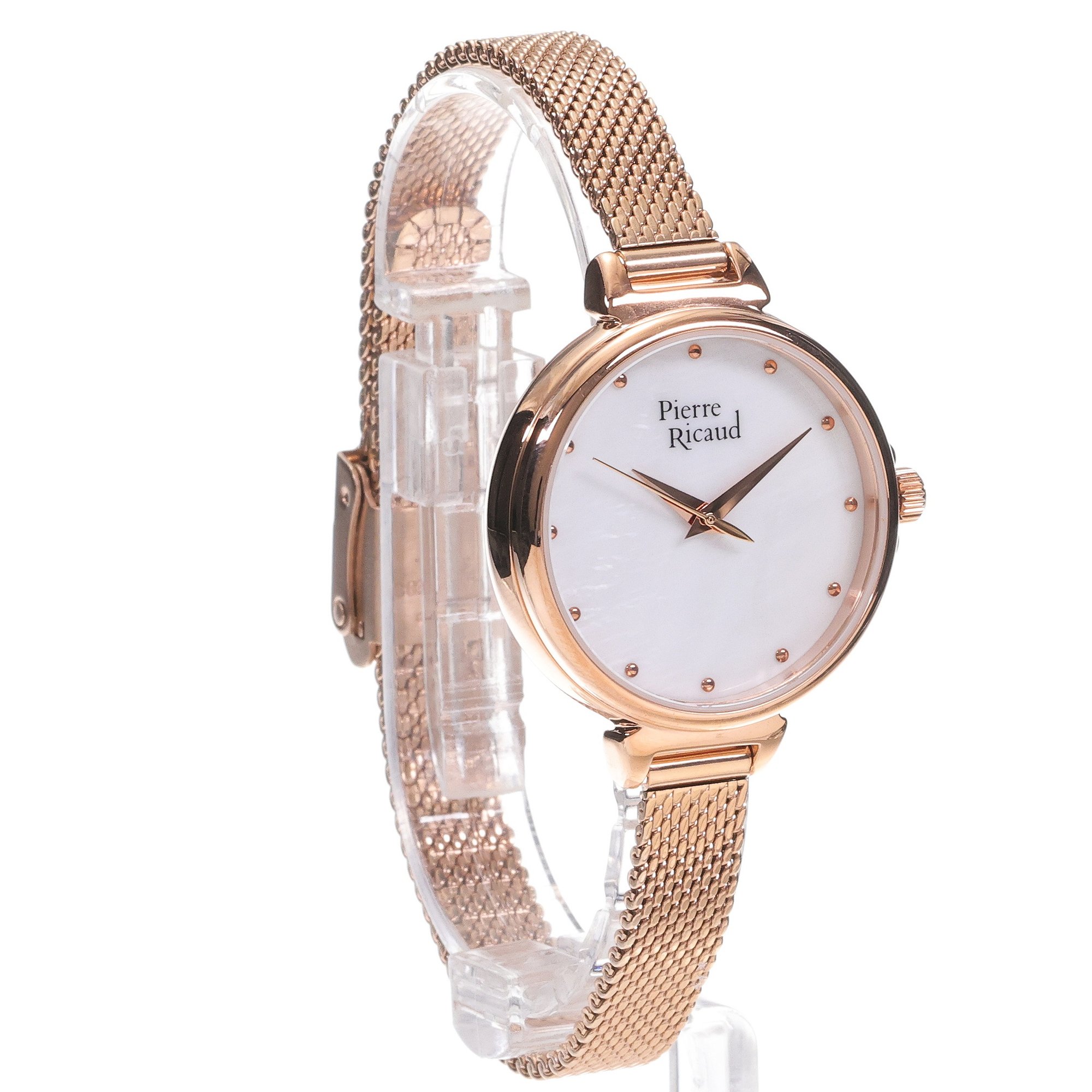 Pierre Ricaud P220999149Q zegarek różowe złoto klasyczny Bransoleta bransoleta - miniatura 3