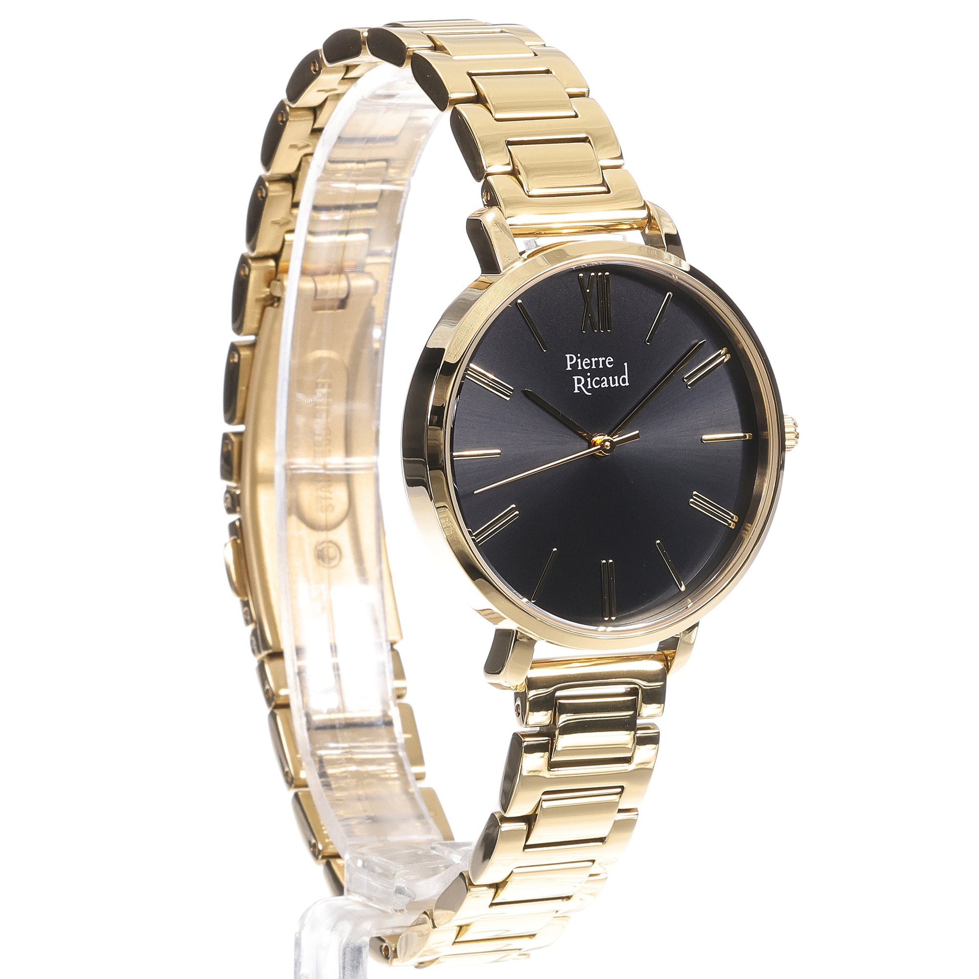Pierre Ricaud P221151164Q Gold Stainless Steel 35mm Damskie klasyczny zegarek złoty - miniatura 3