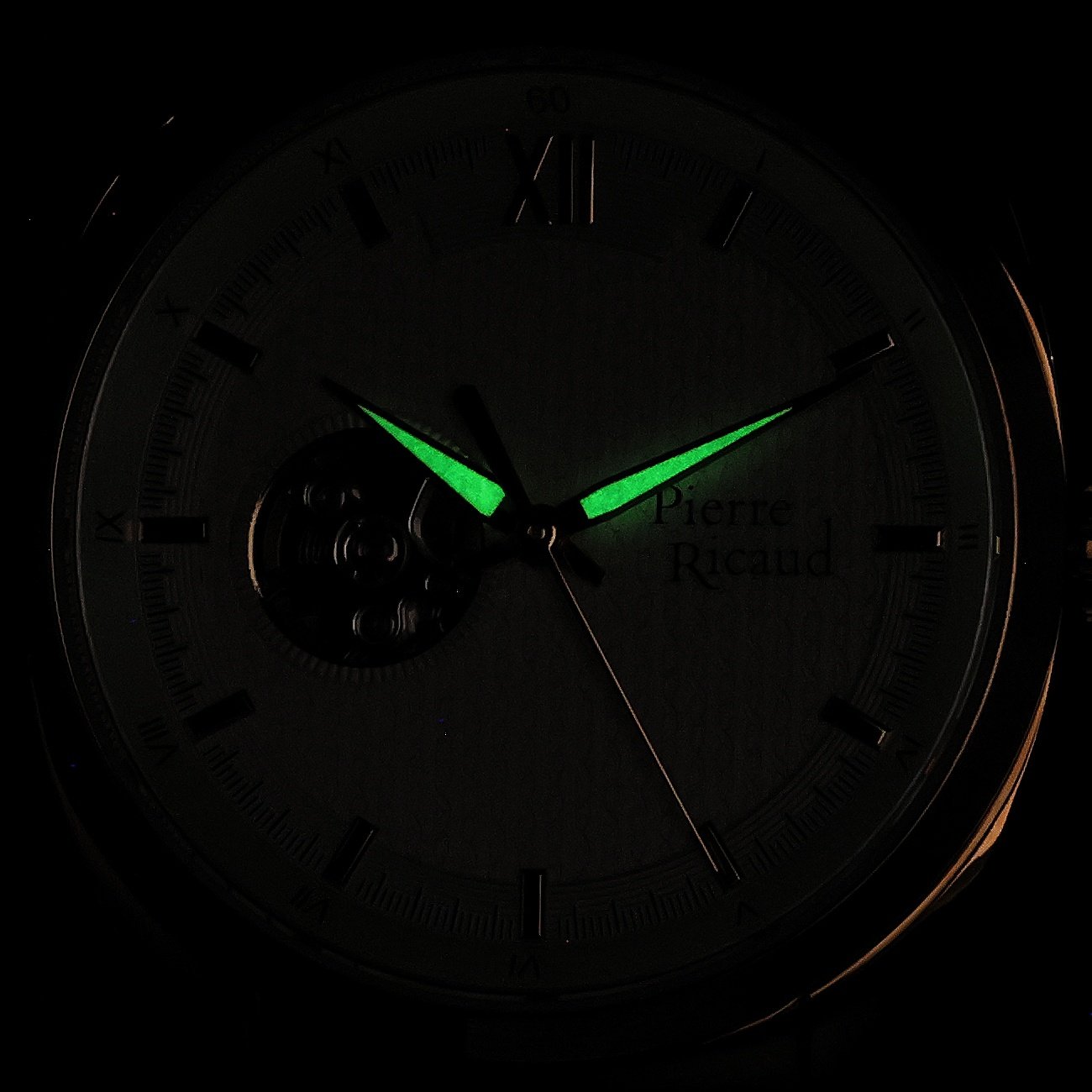 Pierre Ricaud P600521263A zegarek złoty klasyczny Automatic pasek