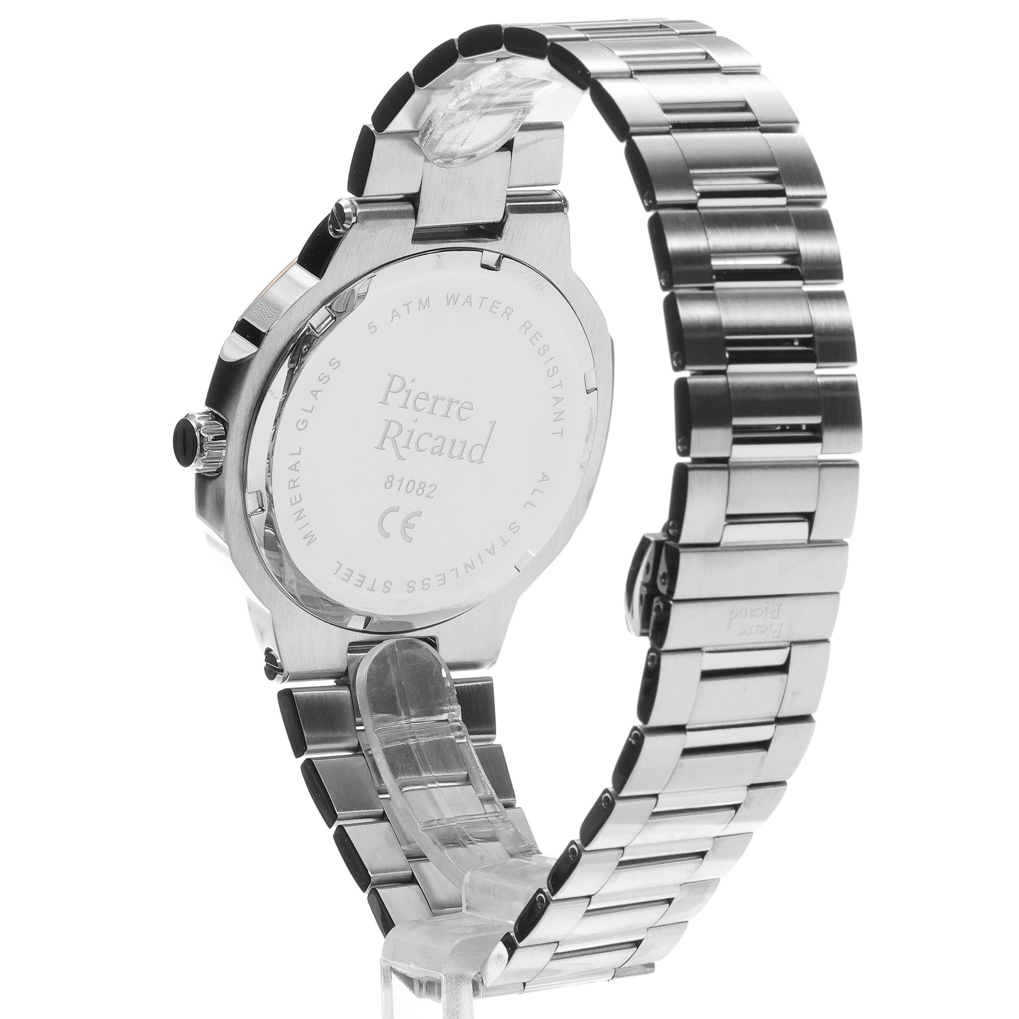 Pierre Ricaud P81082R1R4Q Bransoleta elegancki zegarek srebrny