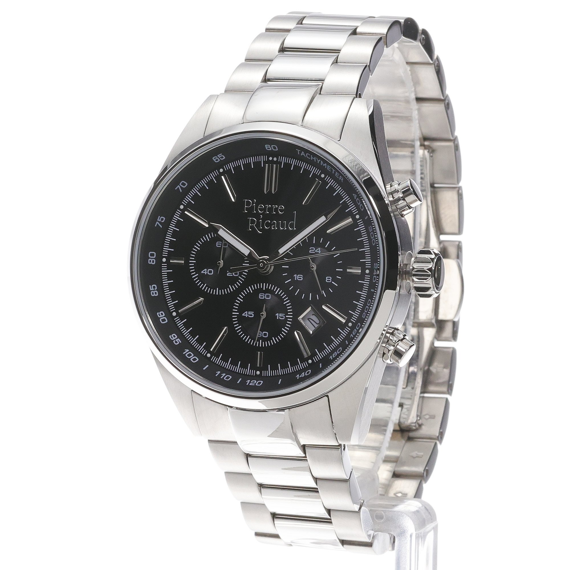 Pierre Ricaud P970455114CH zegarek Bransoleta z chronograf
