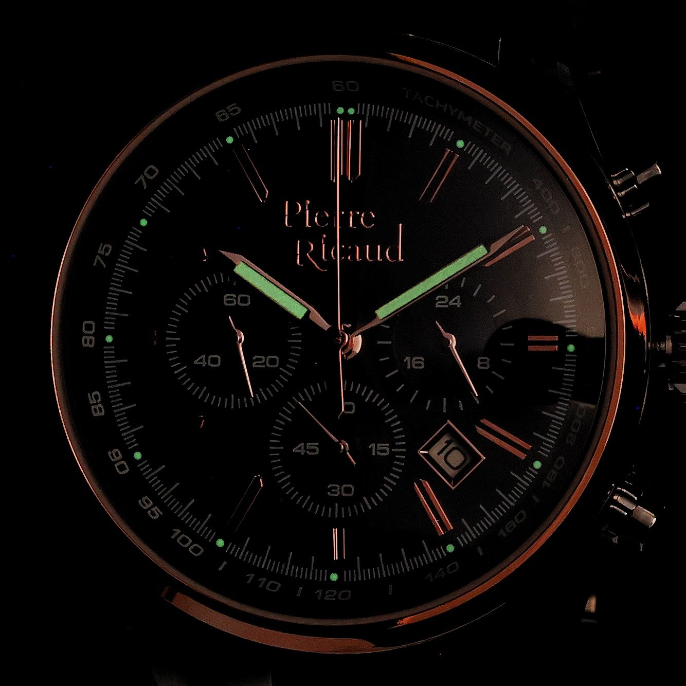 Pierre Ricaud P97045R1R5CH zegarek srebrny sportowy Bransoleta bransoleta