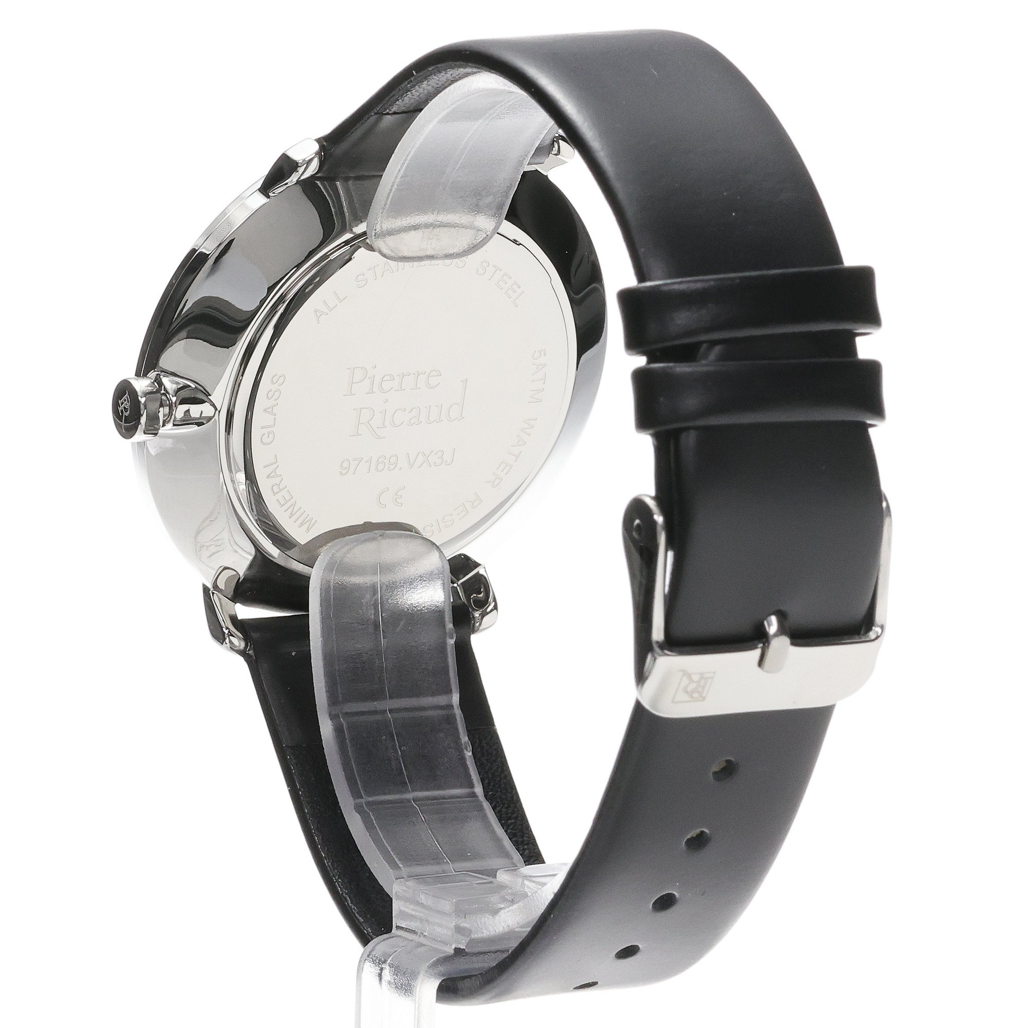 Pierre Ricaud P971695115QF-SET zegarek srebrny elegancki Damskie bransoleta - miniatura 4