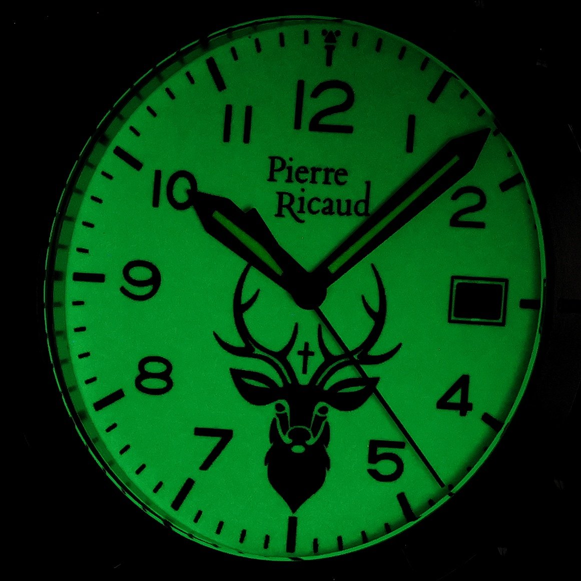 Pierre Ricaud P972325223QRE Pasek fashion-modowy zegarek srebrny