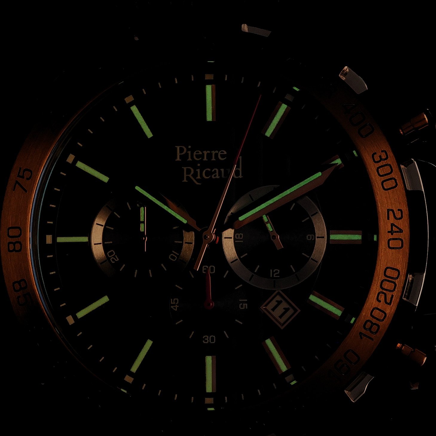 Pierre Ricaud P97236R214CH6279BL zegarek Pasek z chronograf