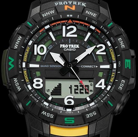 ProTrek PRT-B50-1ER zegarek czarny sportowy ProTrek pasek - miniatura 4
