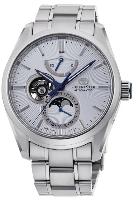 Orient Star RE-AY0002S00B Contemporary Contemporary Moon Phase Open Heart Automatic - zdjęcie 1