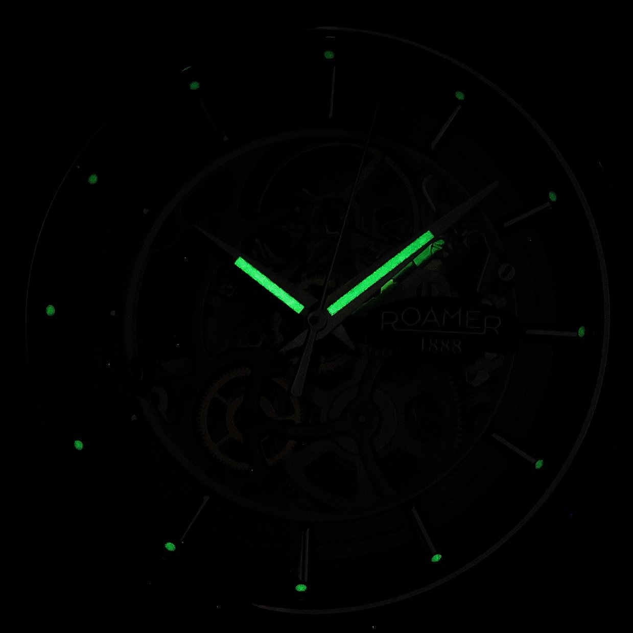Roamer 101984 41 85 10 Competence Competence Skeleton IV zegarek męski klasyczny szafirowe - miniatura 5