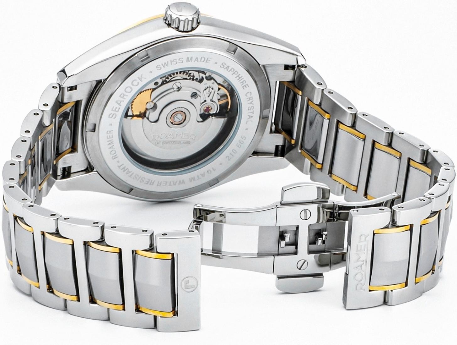 Roamer 210665 47 45 20 męski zegarek Searock bransoleta