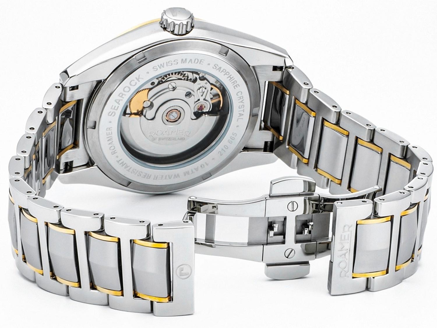 Roamer 210665 49 25 20 męski zegarek Searock bransoleta